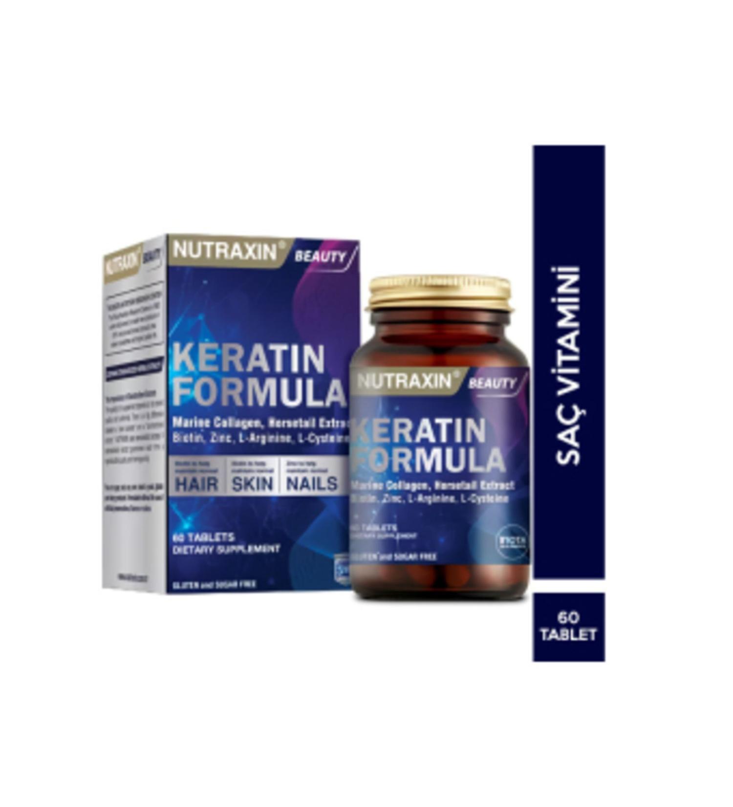 Nutraxin STD Nutraxin Keratin Formula 60 Tablet (SINGLE)