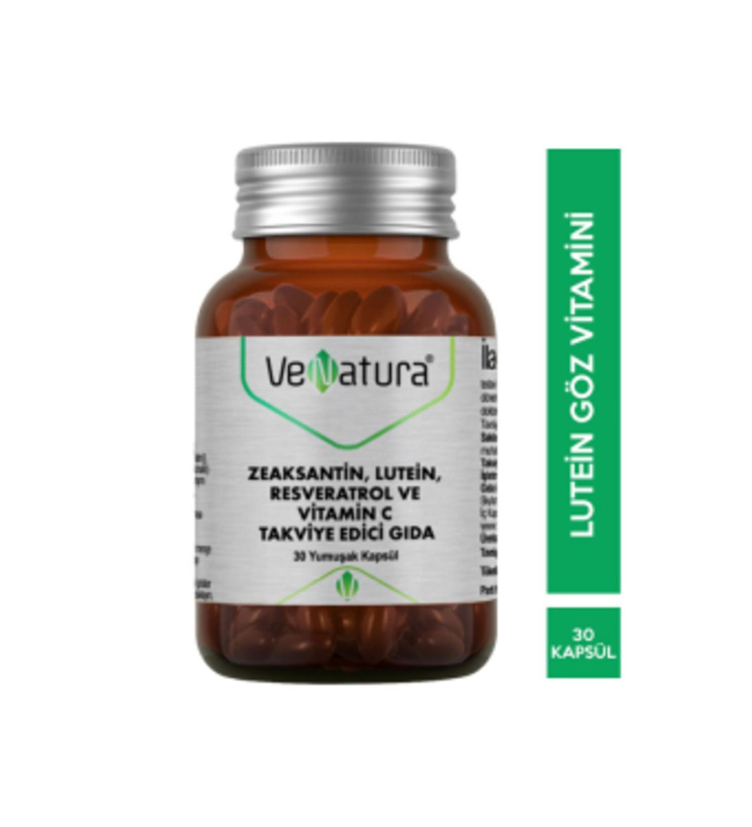 NOVAFACE STD Venatura Zeaxanthin Lutein Resveratrol and Vitamin C 30 Softgels (SINGLE)