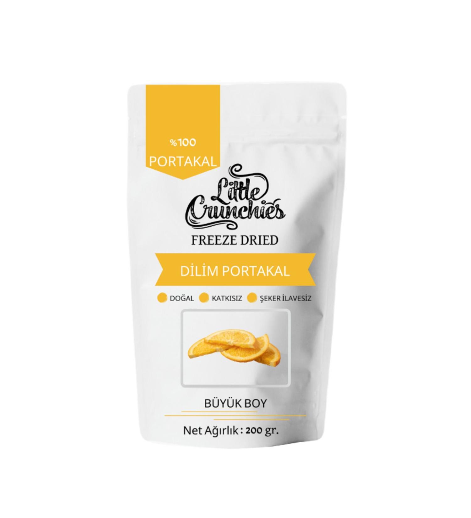 Little Crunchies Freeze Dried Orange Slices - 200 Gr. - Large - Freeze Dried