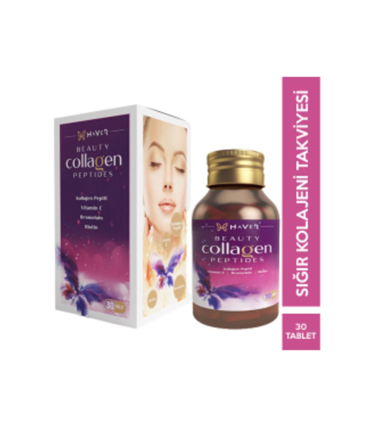 NOVAFACE STD Haver Beauty Collagen Peptides 30 Tablets Collagen Supplement (SINGLE)