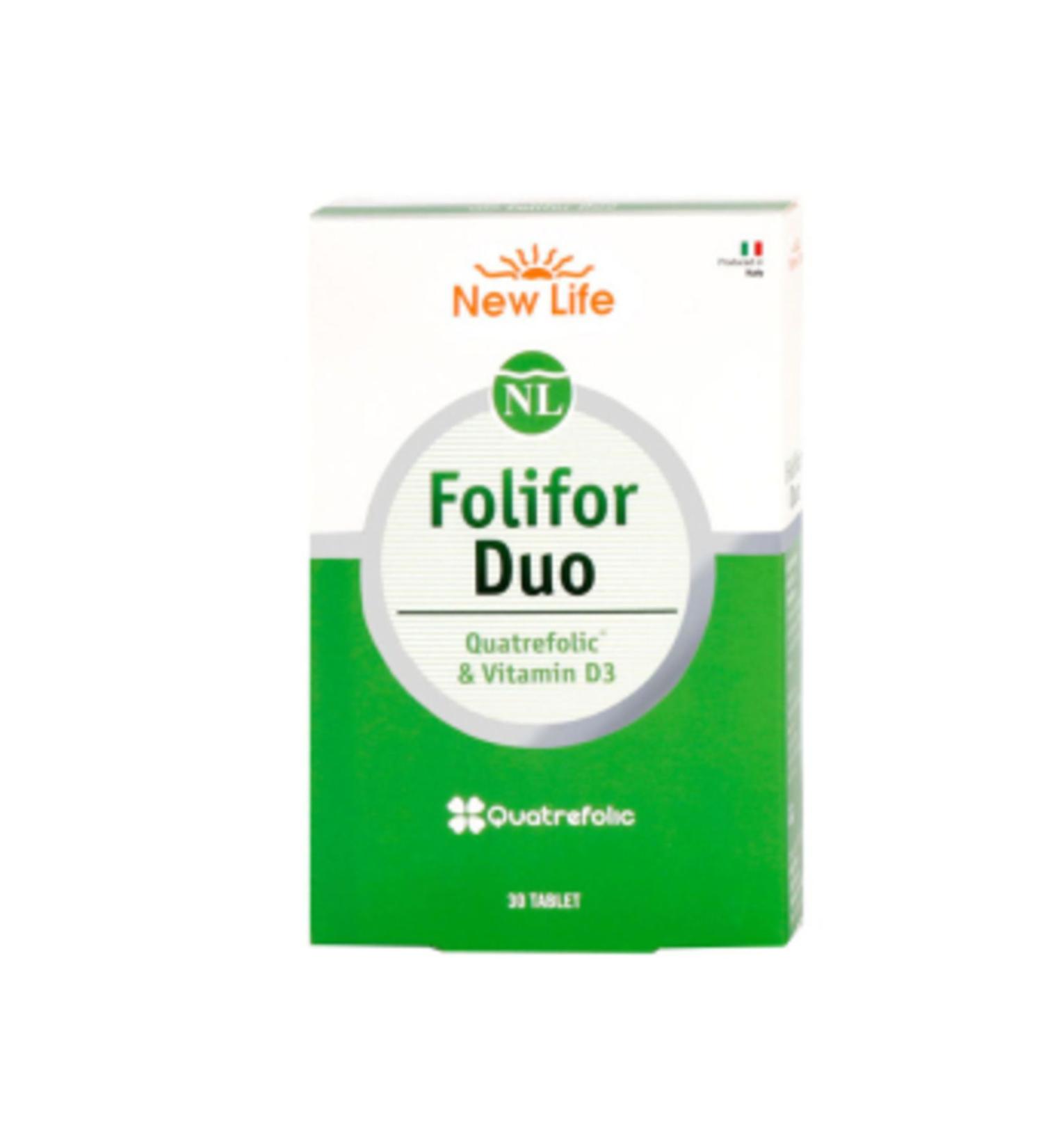 NOVAFACE STD New Life Folifor 30 Tablets Food Supplement (SINGLE)