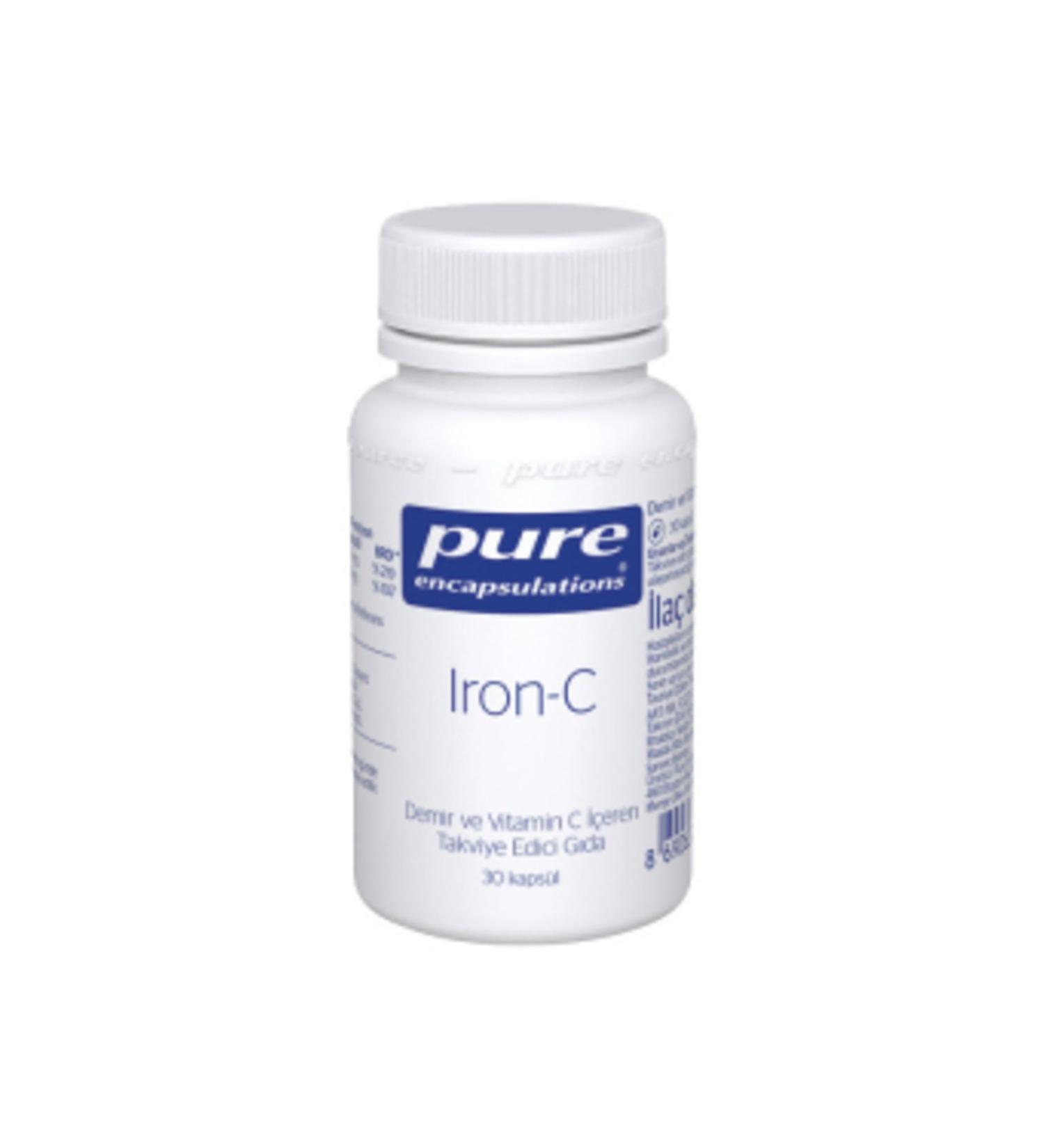 NOVAFACE STD Pure Encapsulations Iron C 30 Capsule (SINGLE)