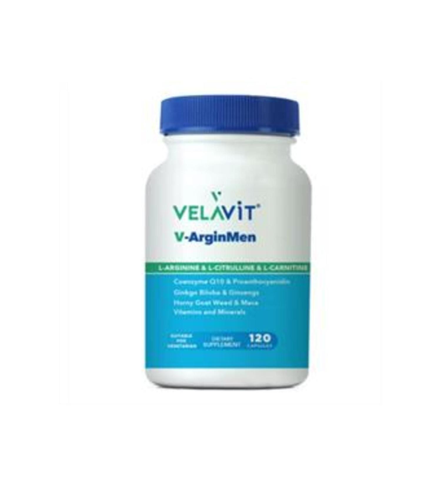NOVAFACE STD Velavit V ArginMen 120 Capsules (SINGLE)