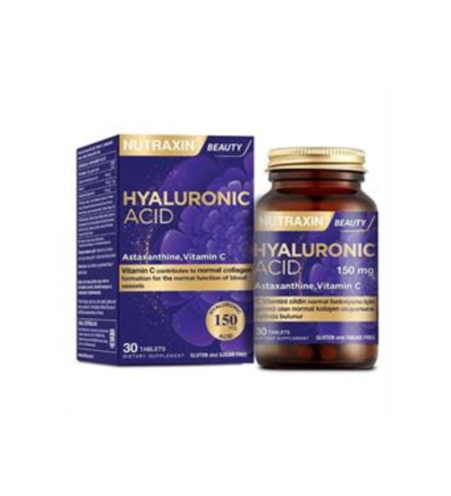 Nutraxin Hyaluronic Acid Food Supplement 30 Tablets