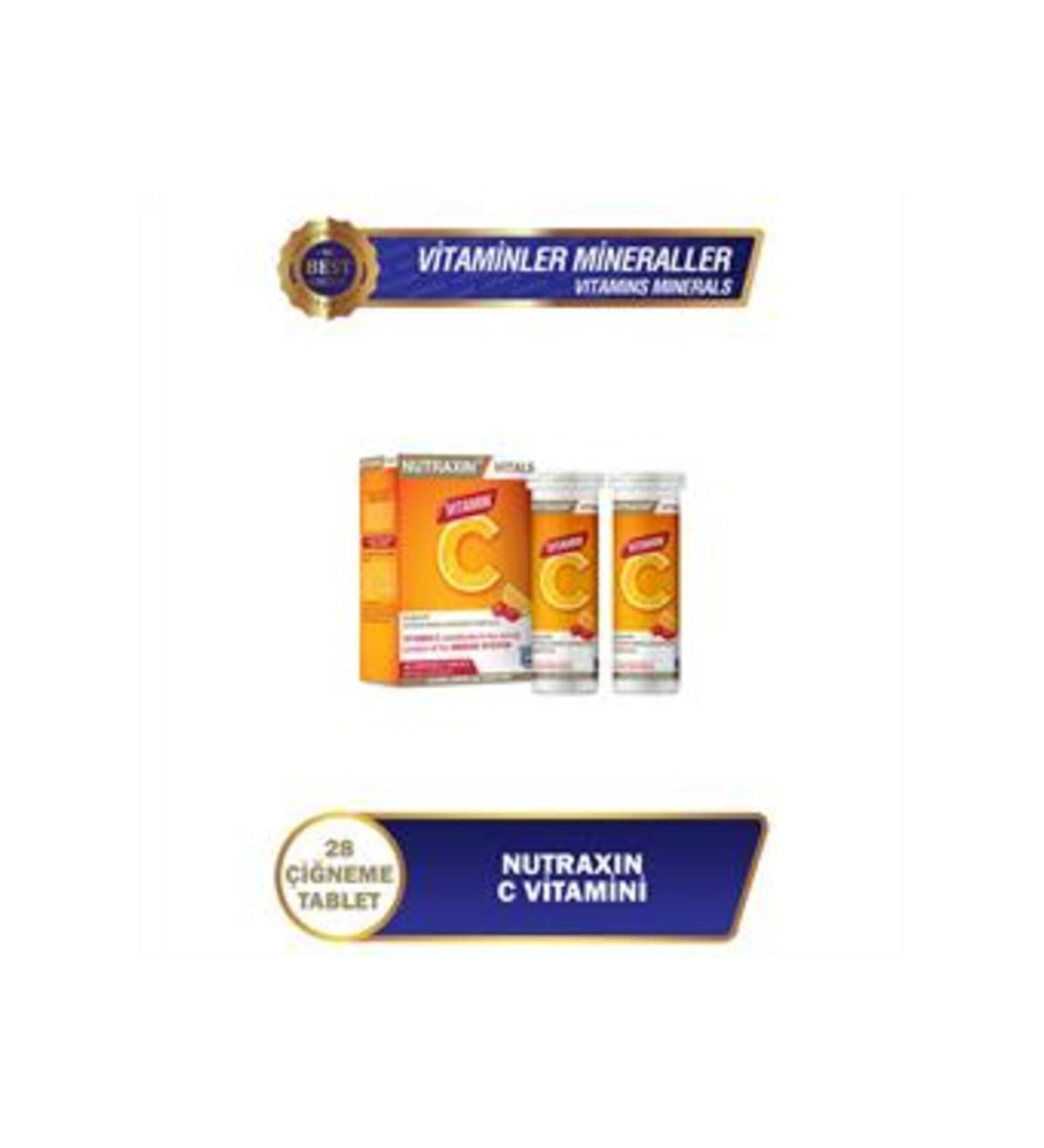 Nutraxin STD Nutraxin Vitamin C 28 Chewable Tablets (SINGLE)