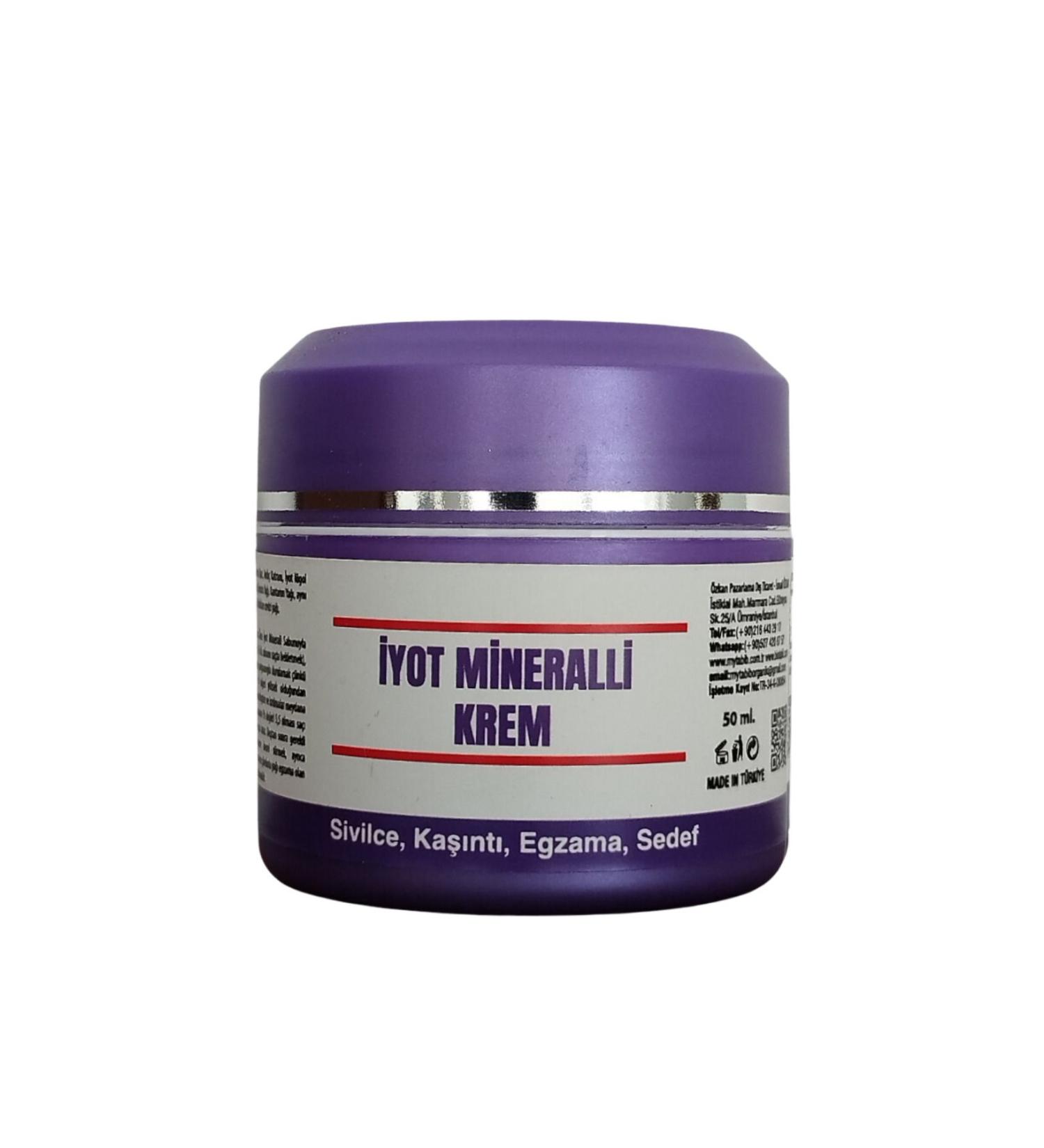 mytabib Iodine Mineral Acne Itch Cream 50 ml