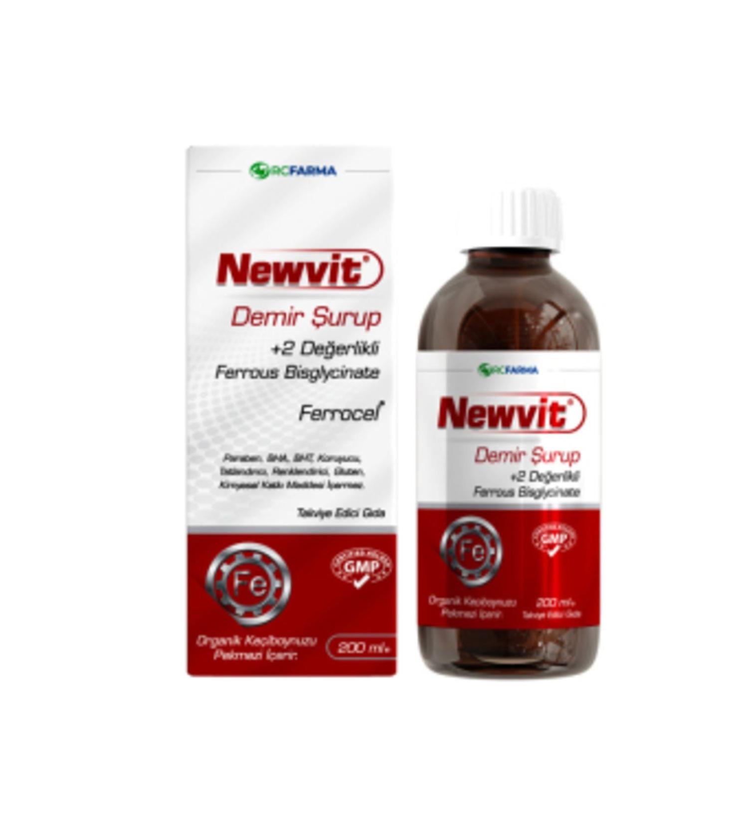 NOVAFACE STD Newvit Iron Syrup 200 ML (SINGLE)