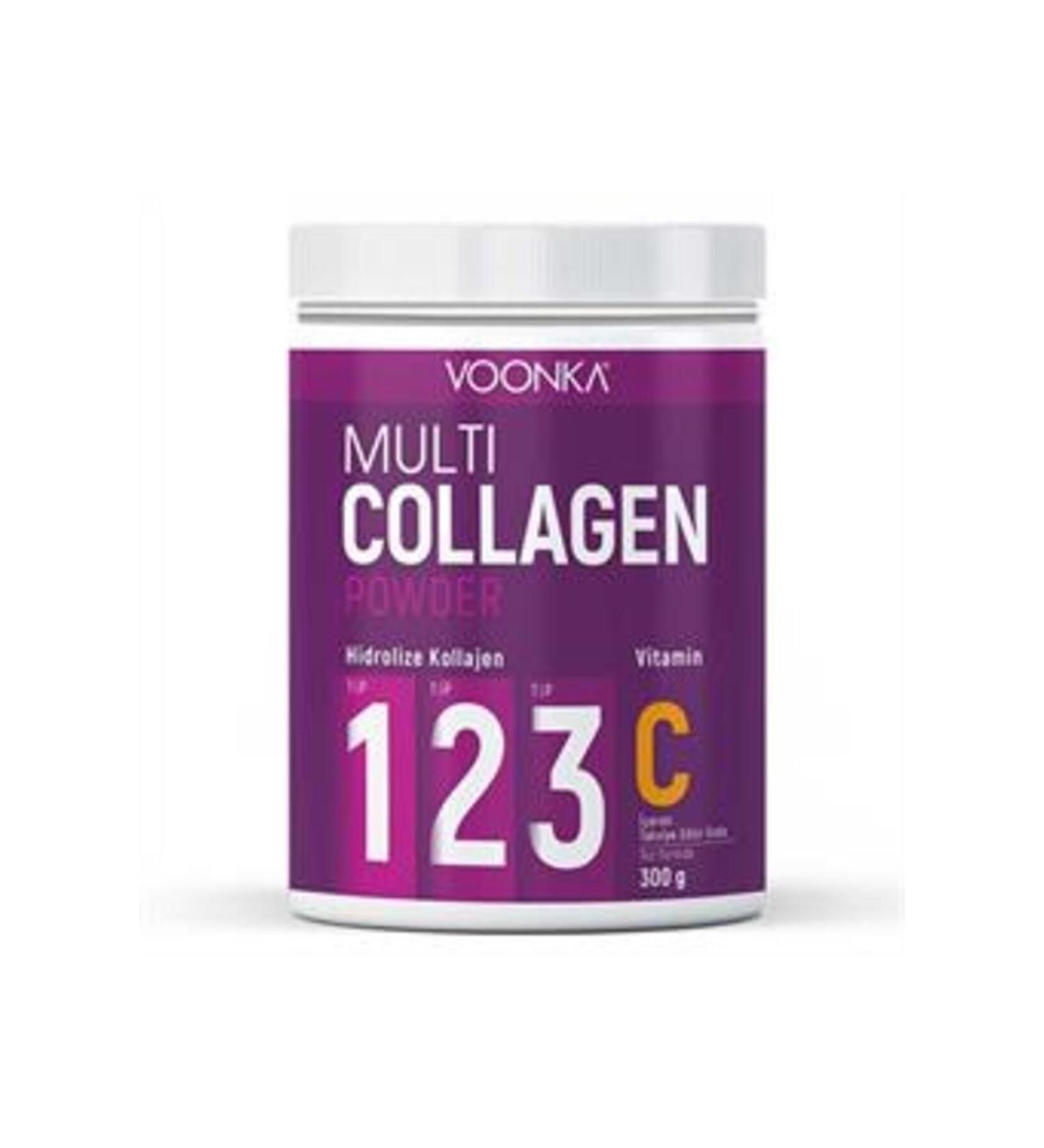 NOVAFACE STD Voonka Multi Collagen Powder Vitamin C Containing Supplementary Food 300g (SINGLE)