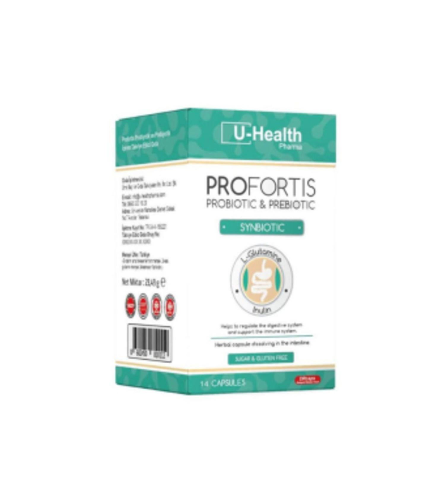 NOVAFACE STD U Health Pharma Profortis Probiotic 14 Capsules (SINGLE)