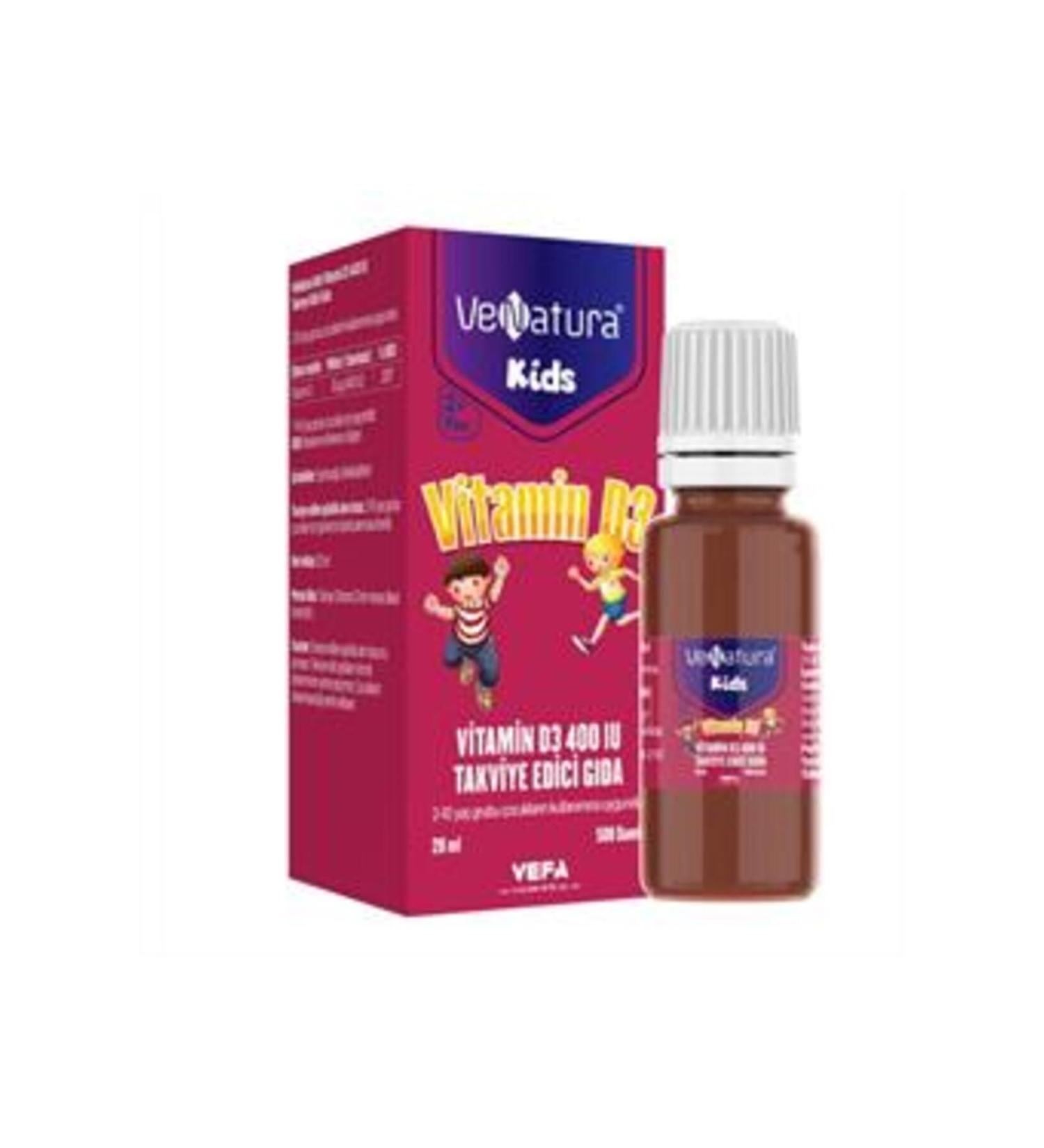 NOVAFACE STD Venatura Kids Vitamin D3 400 IU Drop 20ml (SINGLE)