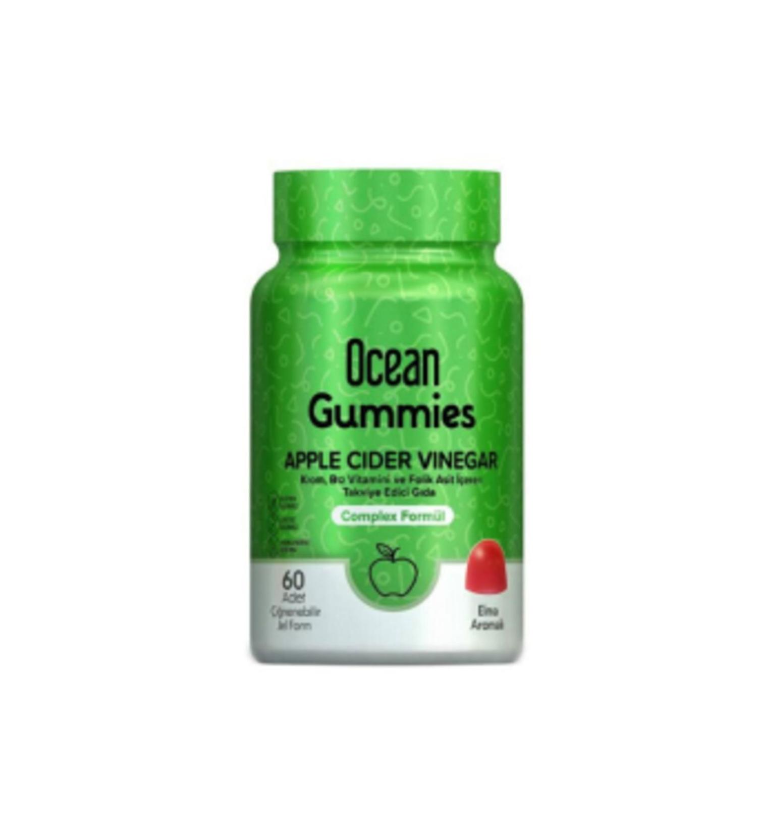 Orzax STD Orzax Ocean Gummies Apple Cider Vinegar 60 Chewable Form (SINGLE)