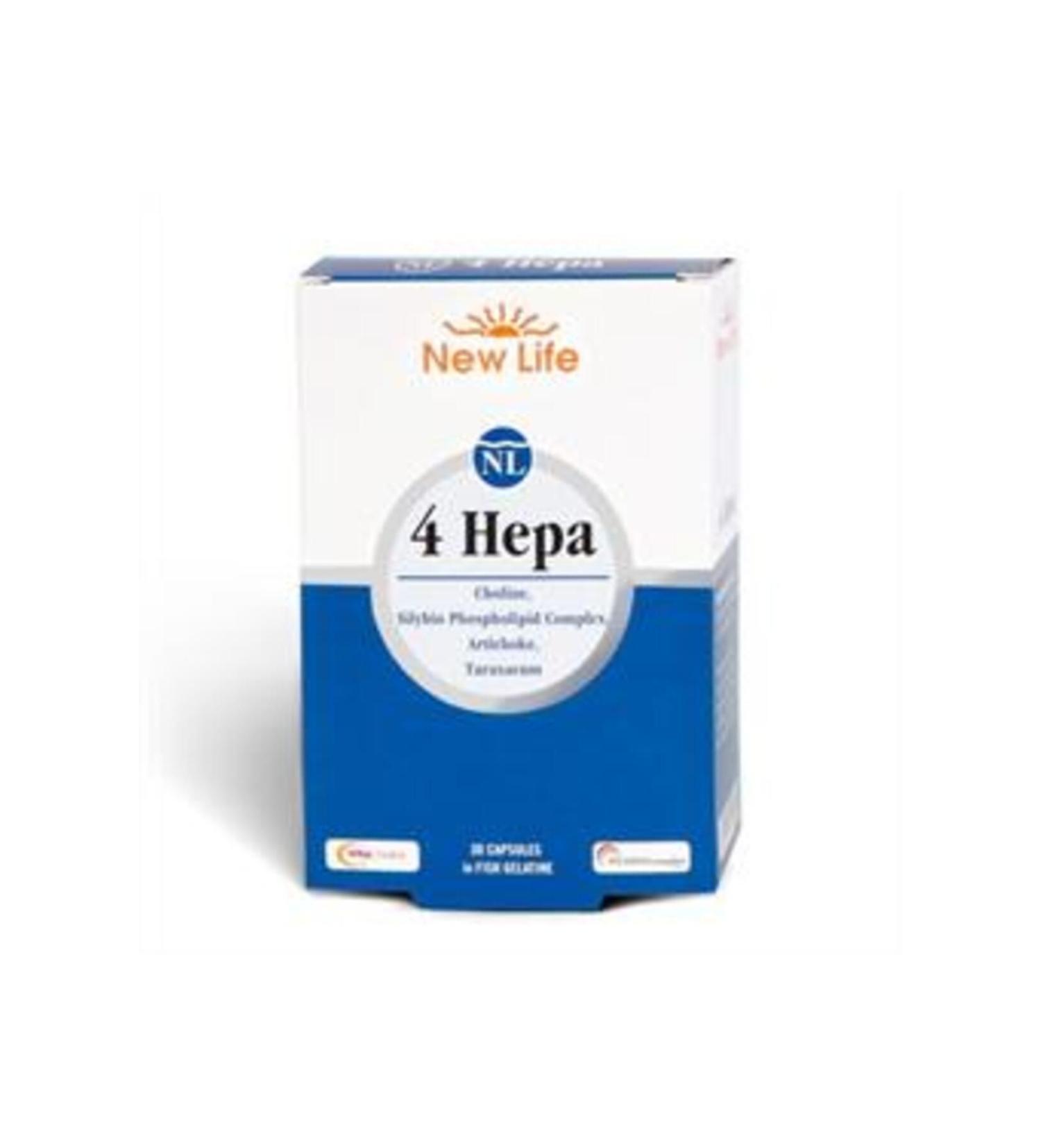 NOVAFACE STD New Life 4 HEPA Food Supplement 30 Capsules (SINGLE)