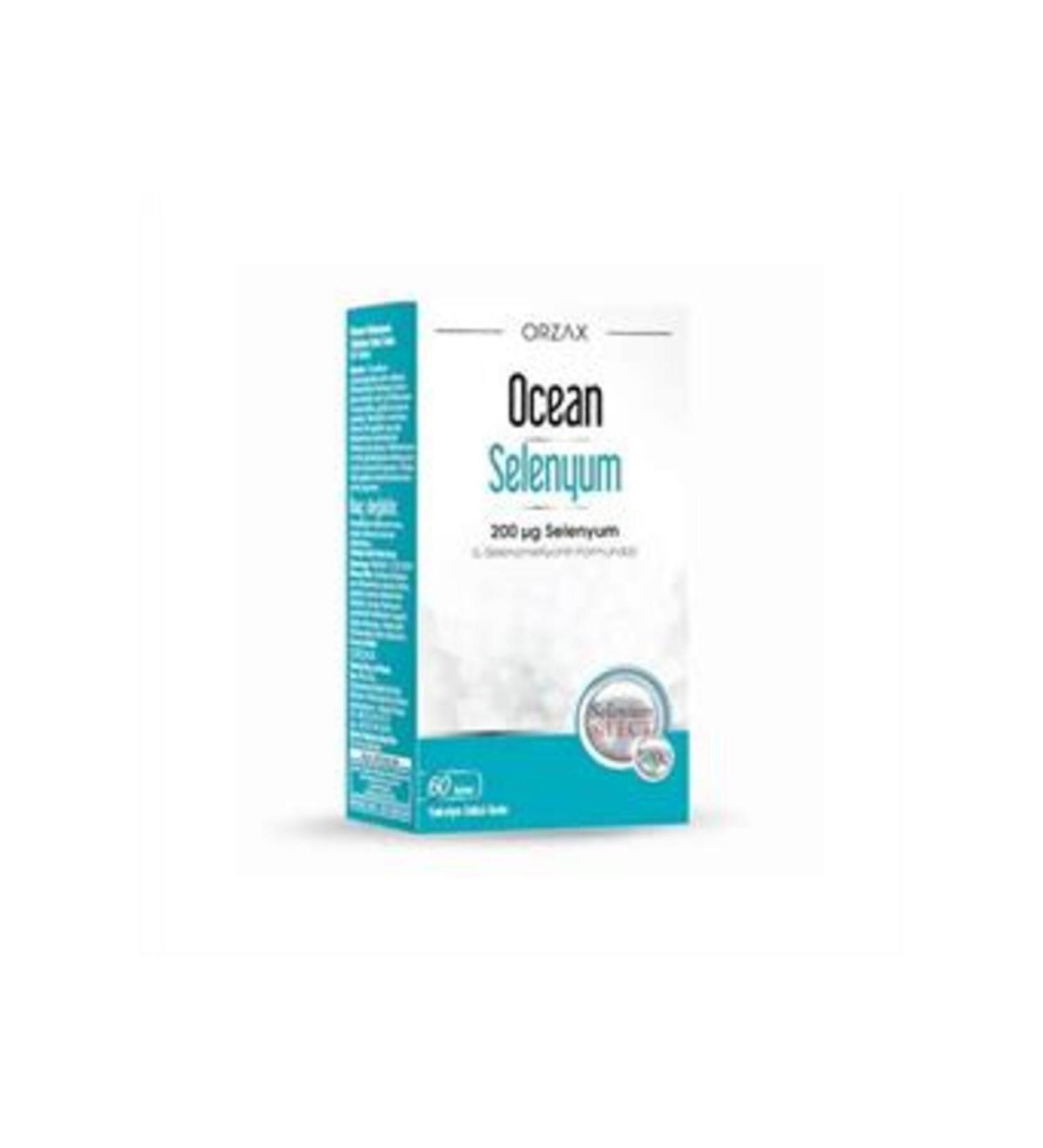 Orzax Ocean Selenium Supplement Food 60 Tablets