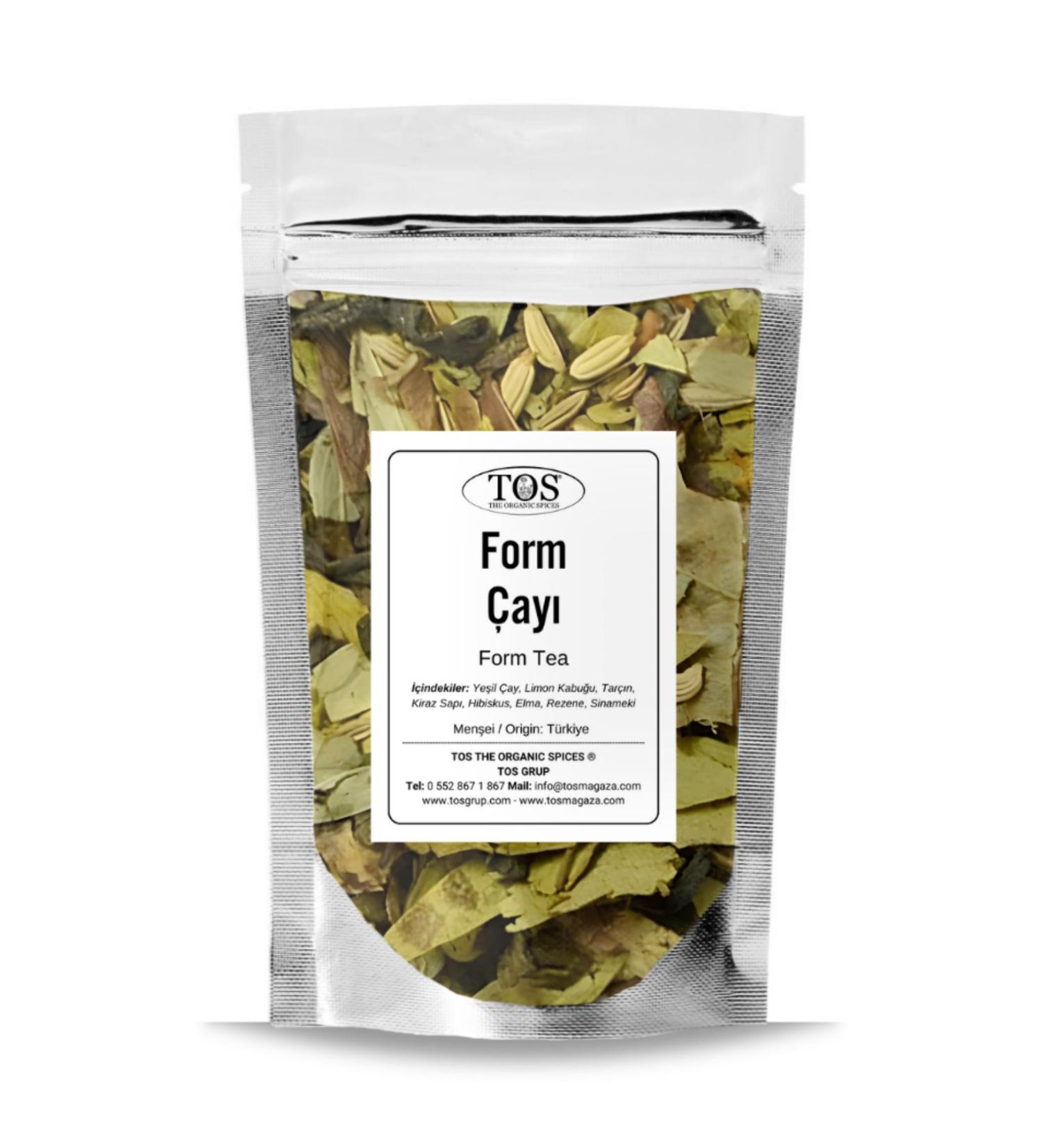 TOS The Organic Spices Form Tea 100 gr (1st Quality) Form Tea