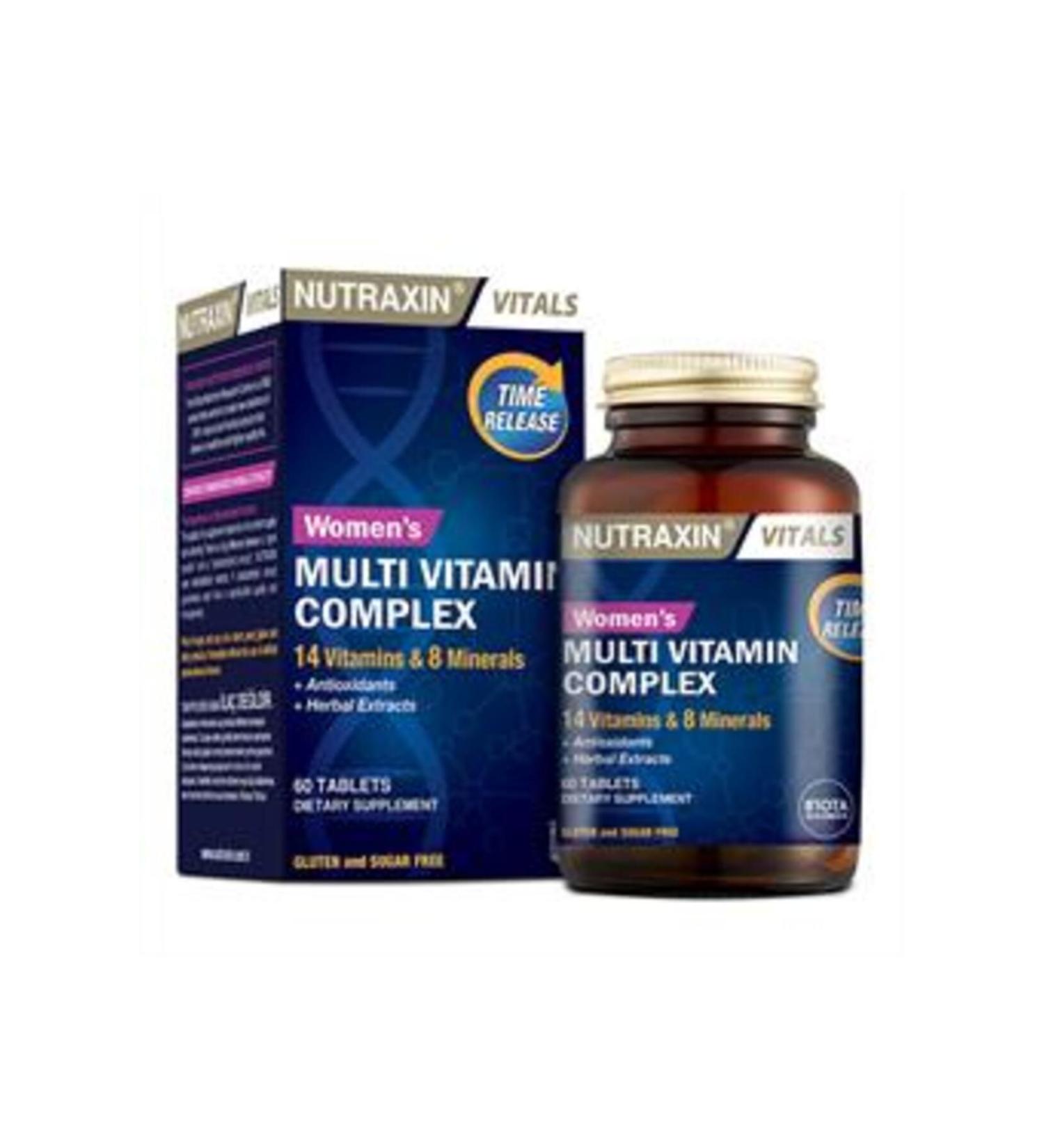 Nutraxin STD Nutraxin Womens Multi Vitamin Complex 60 Tablets (SINGLE)