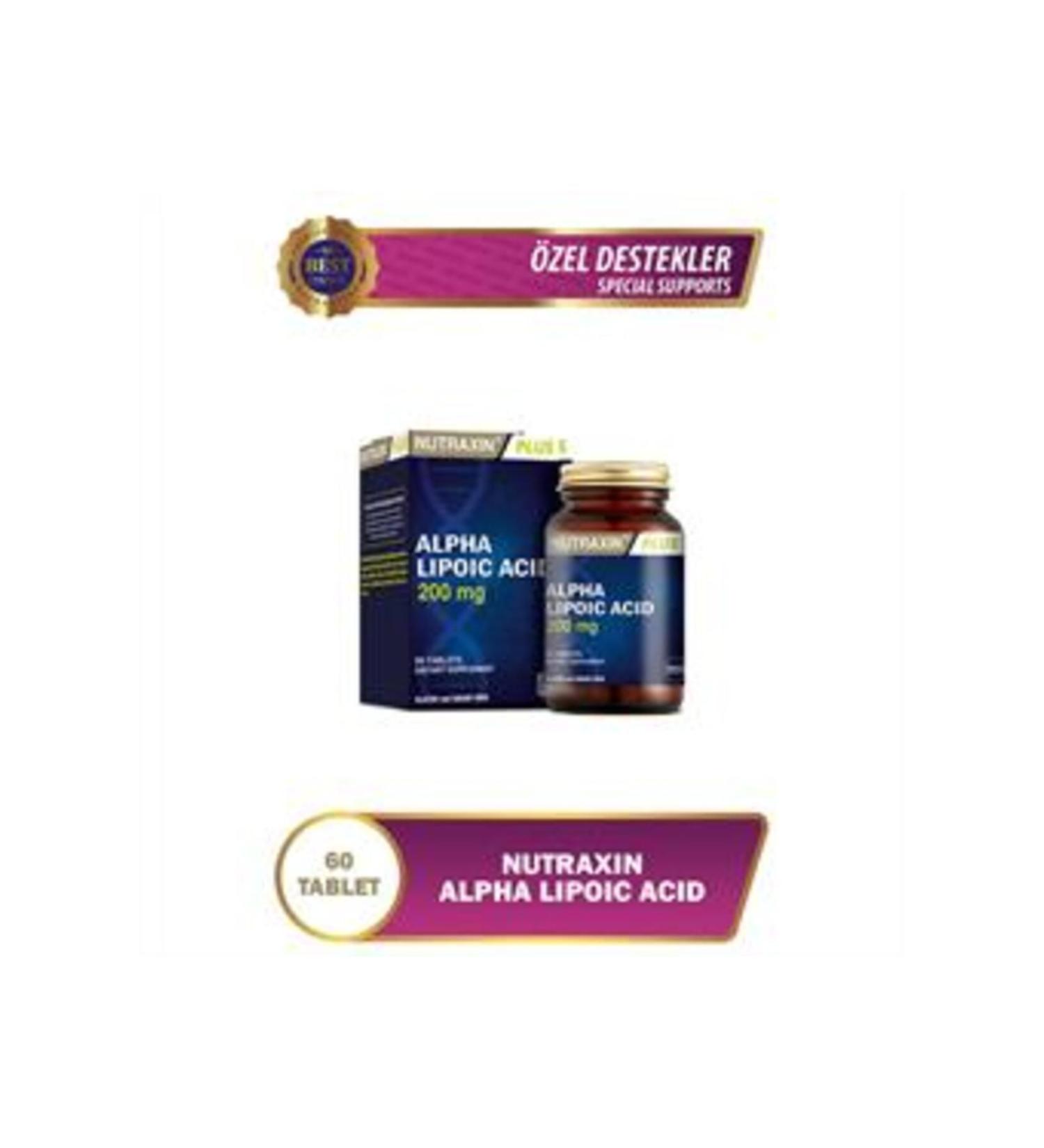 Nutraxin STD Nutraxin Plus Alpha Lipoic Acid - Alpha Lipoic Acid 60 Tablets (SINGLE)