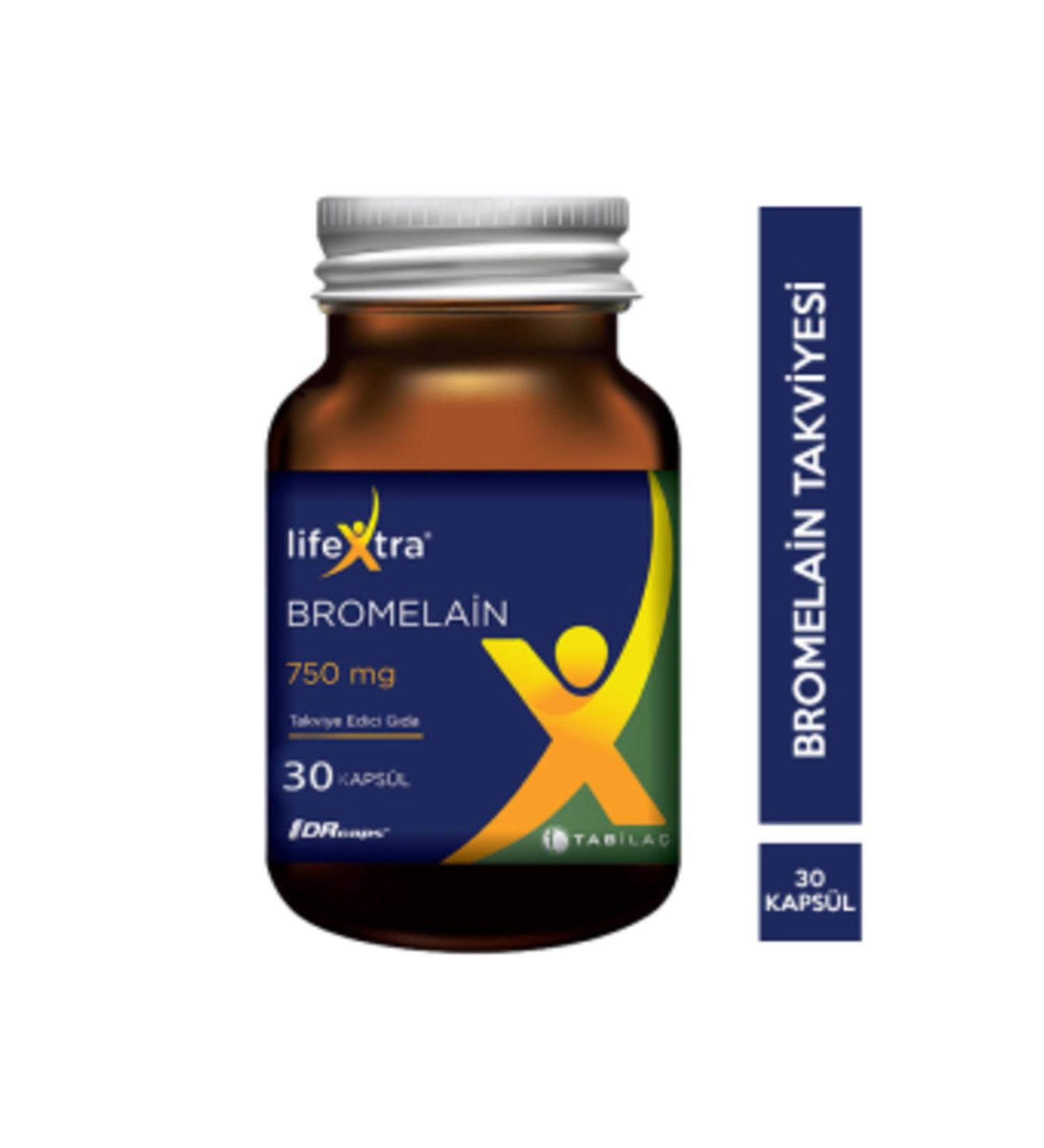 NOVAFACE STD Lifextra Bromelain 30 Capsules (SINGLE)