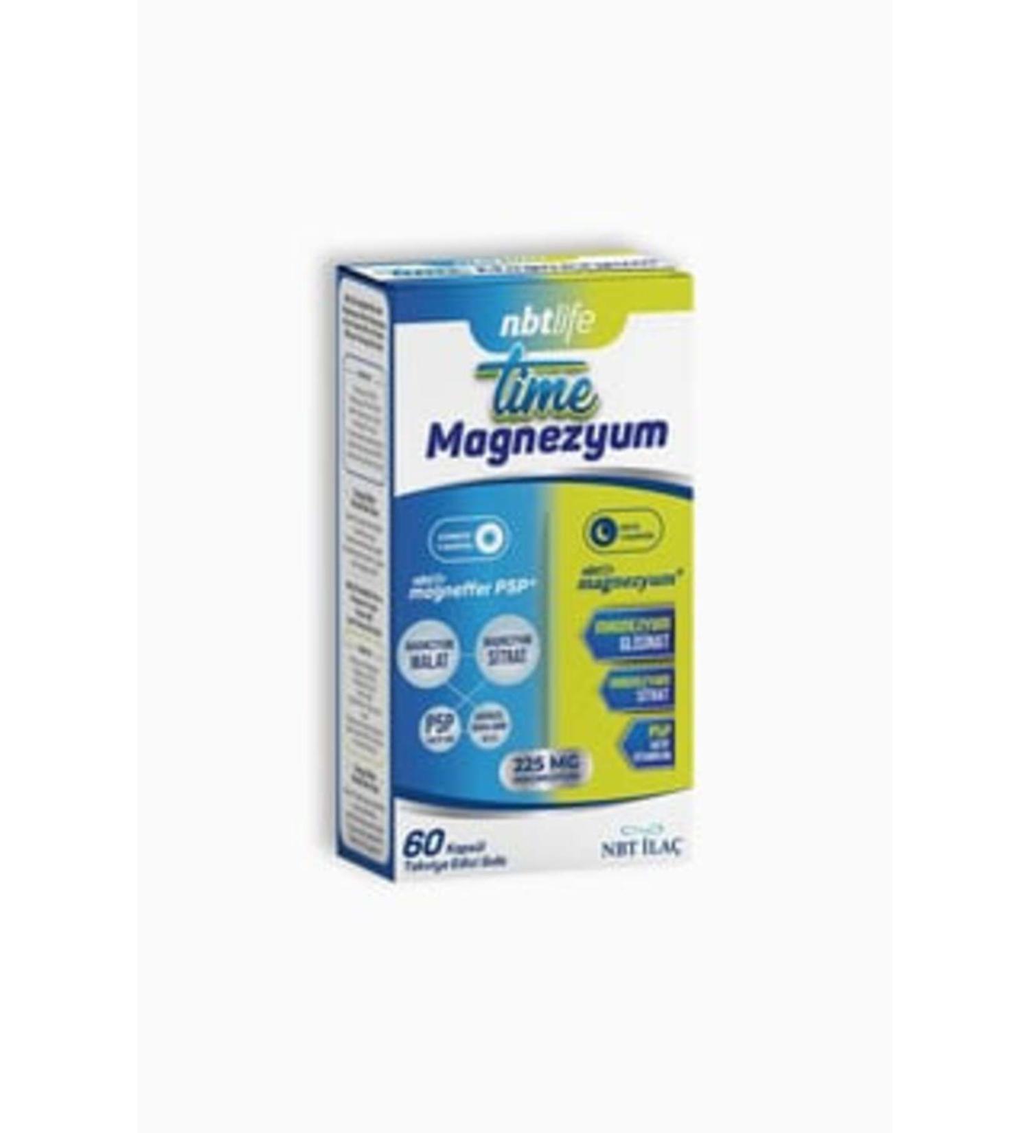 NOVAFACE STD Nbt Life Time Magnesium 60 Capsules (SINGLE)