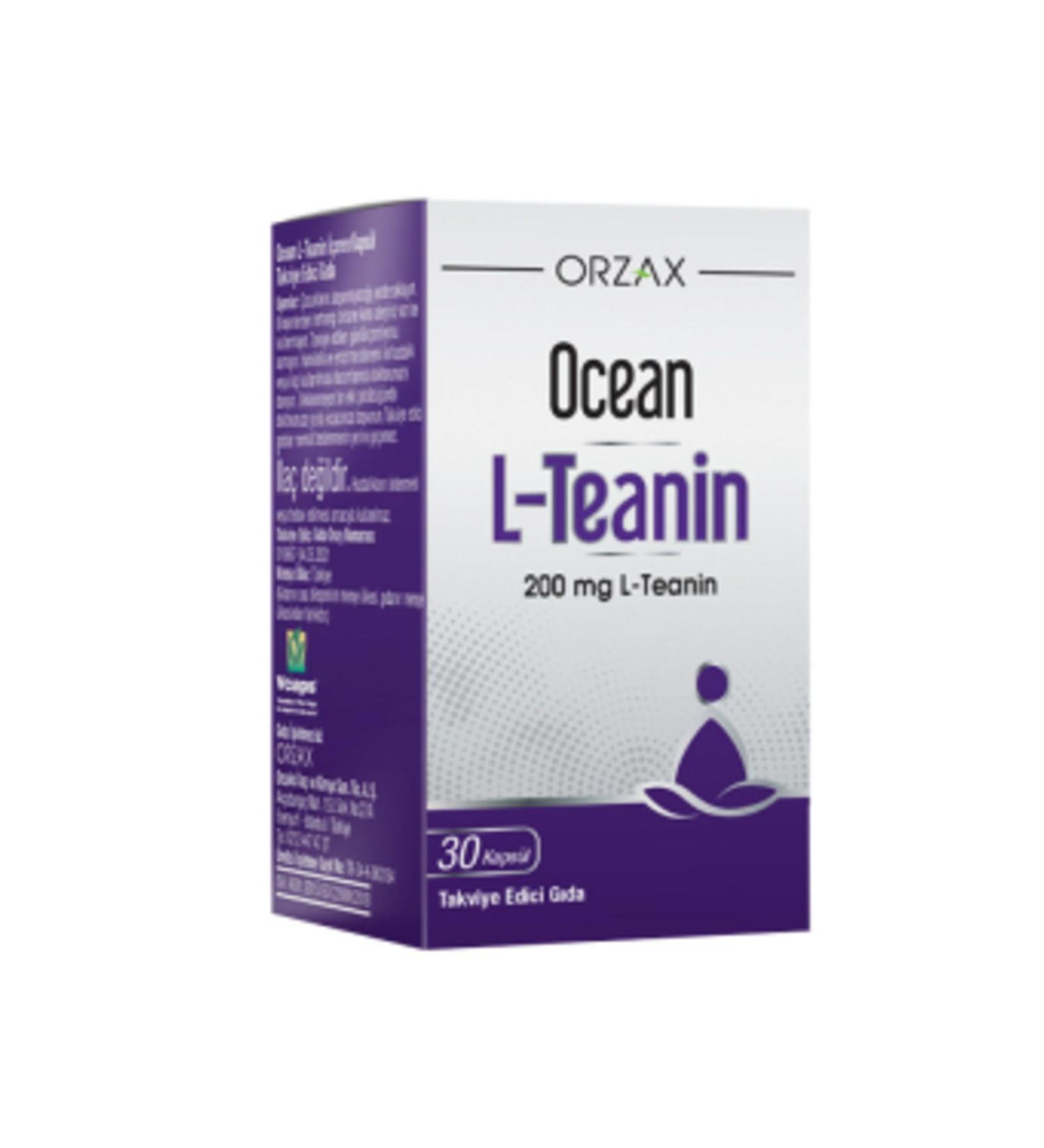 Orzax STD Orzax Ocean L Theanine 200 Mg 30 Capsules (SINGLE)