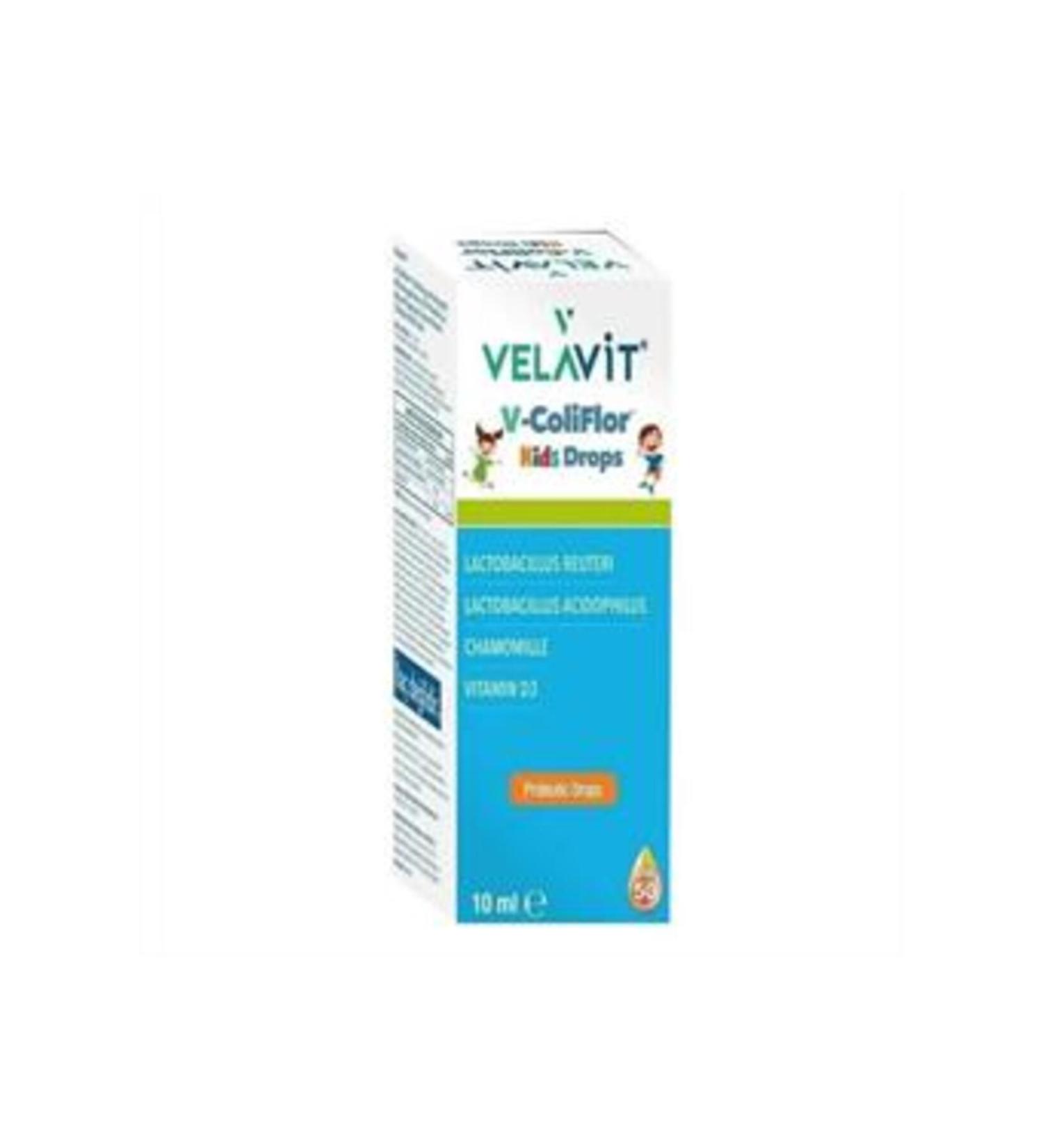 NOVAFACE STD Velavit V-ColiFlor Kids Drops 10ml (SINGLE)