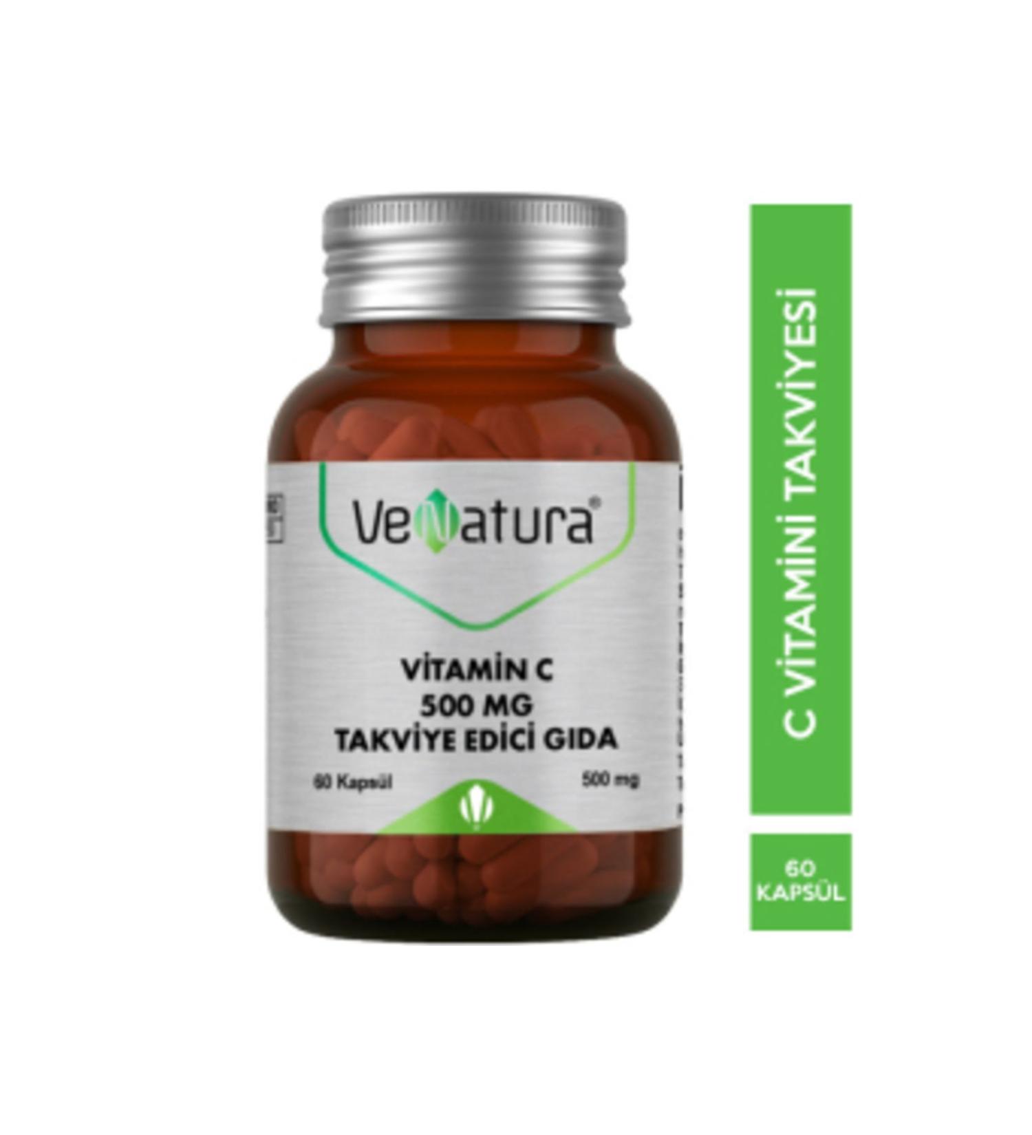 NOVAFACE STD Venatura Vitamin C 500 MG 60 Capsules (SINGLE)