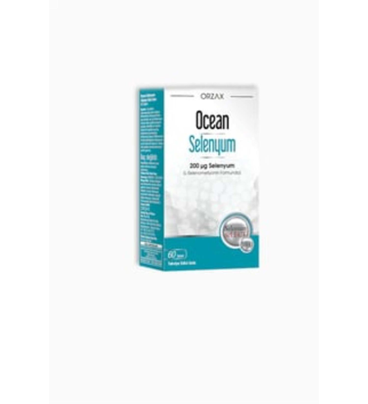 Orzax Ocean Selenium 200 Mcg 60 Tablets