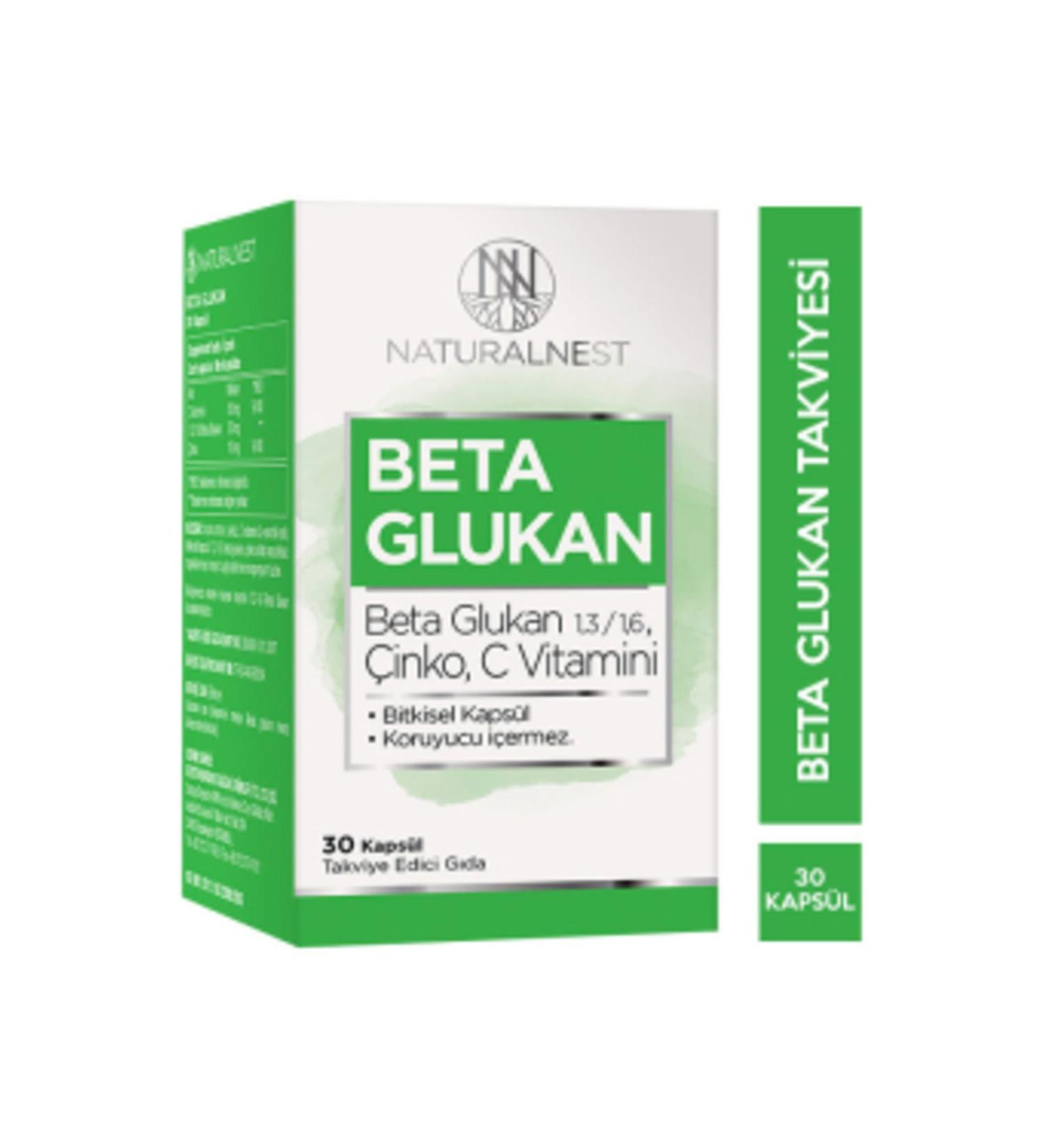 Natural Nest STD Naturalnest Beta Glucan 30 Capsules (SINGLE)