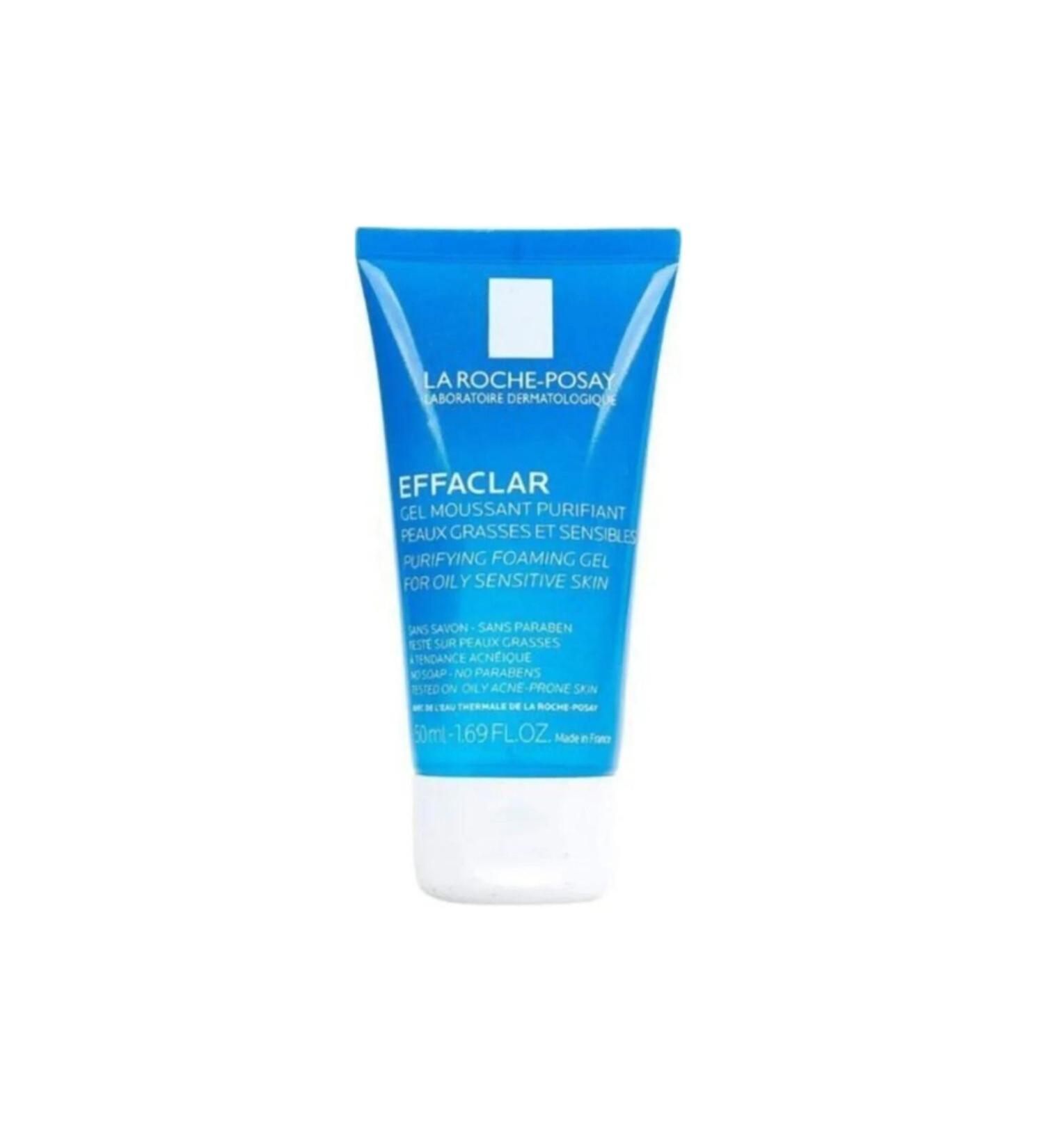 La Roche Posay Effaclar Gel Soap-Free Cleansing Gel for Acne-Prone Oily Skin 50ml