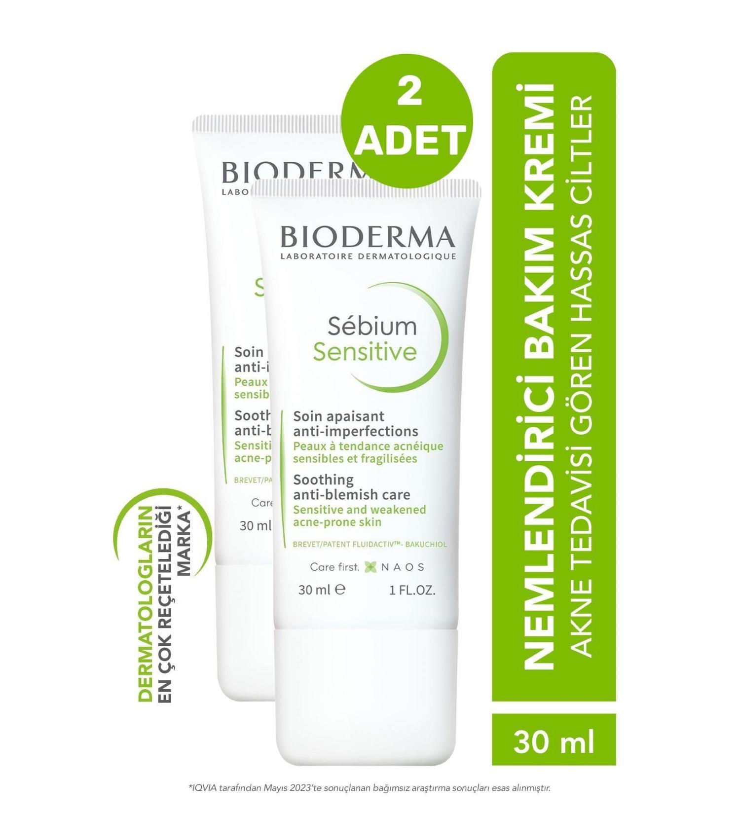 Bioderma Sebium Sensitive Cream 30 ml 2 Pieces - Buy Online on GoSupps.com