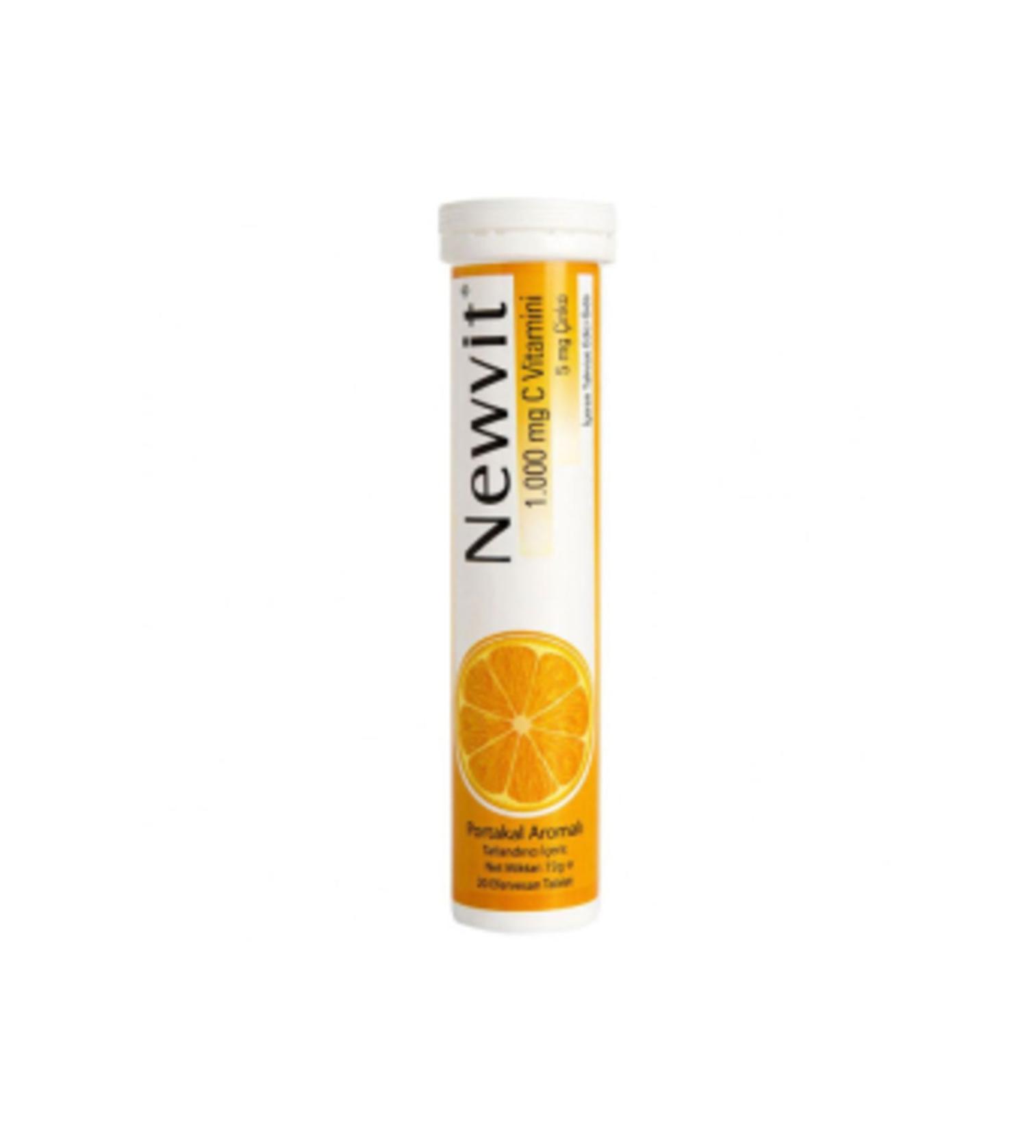 NOVAFACE STD Newvit Vitamin C 1000 mg 20 Effervescent Tablets Vitamin C Supplement (SINGLE)