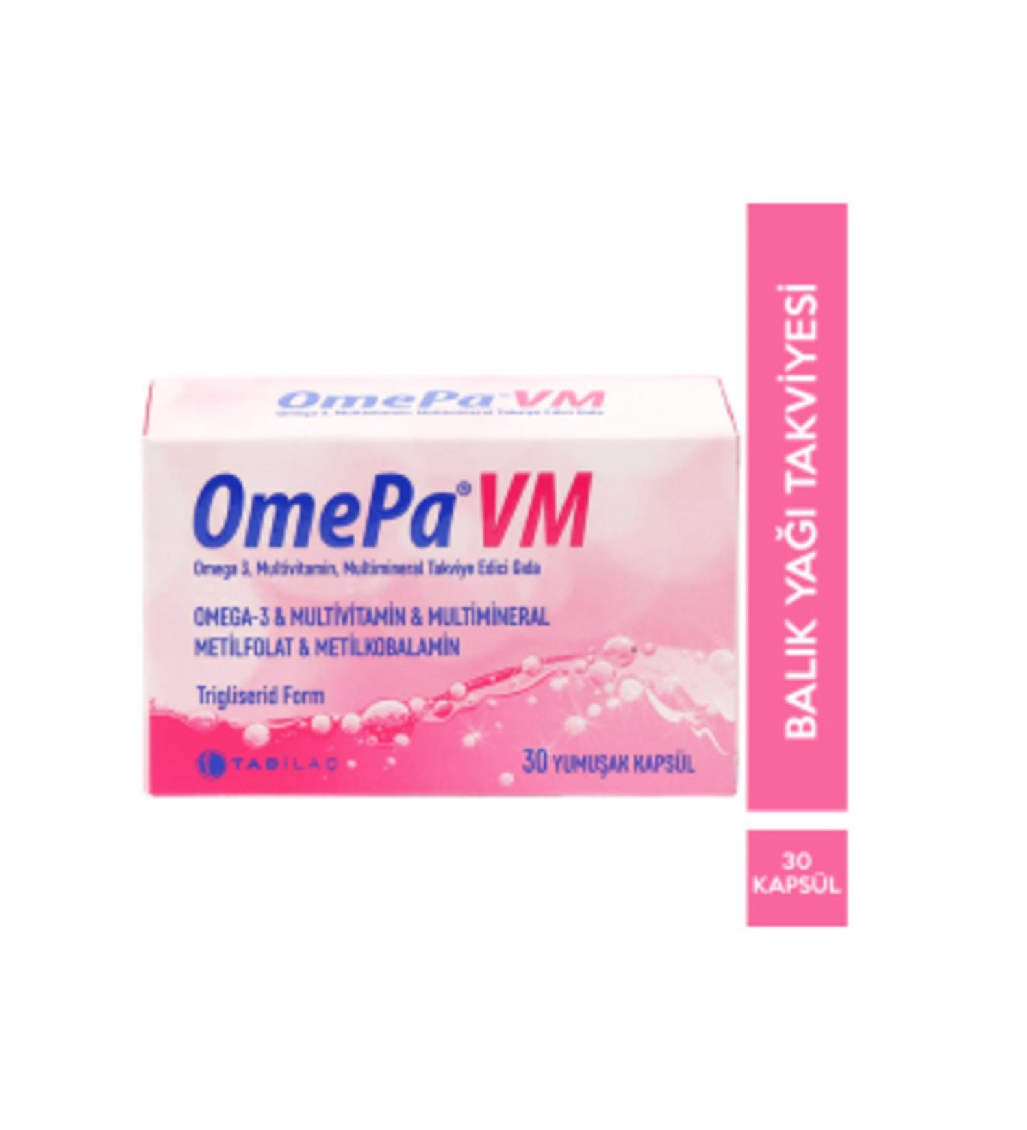 NOVAFACE STD Omepa VM Food Supplement 30 Softgels Fish Oil (SINGLE)