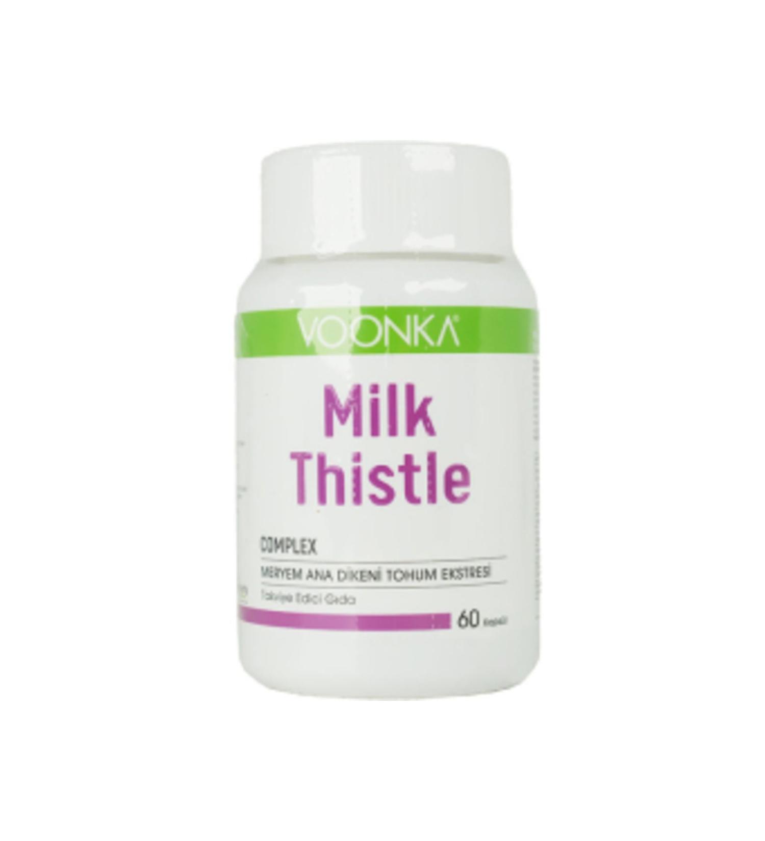 NOVAFACE STD Voonka Milk Thistle 60 Capsules Milk Thistle Supplement (SINGLE)