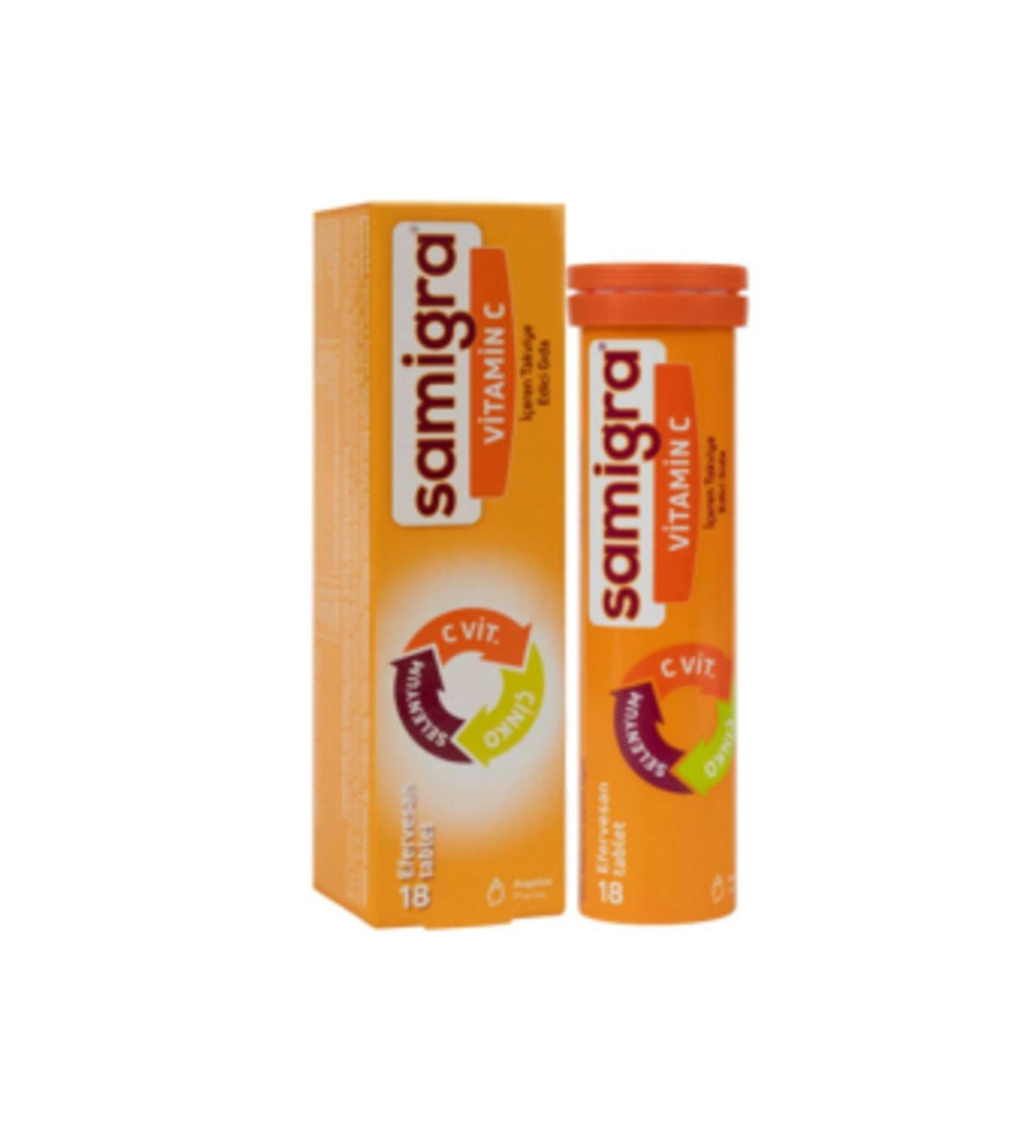 NOVAFACE STD Samigra Vitamin C Effervescent 18 Tablets (SINGLE)