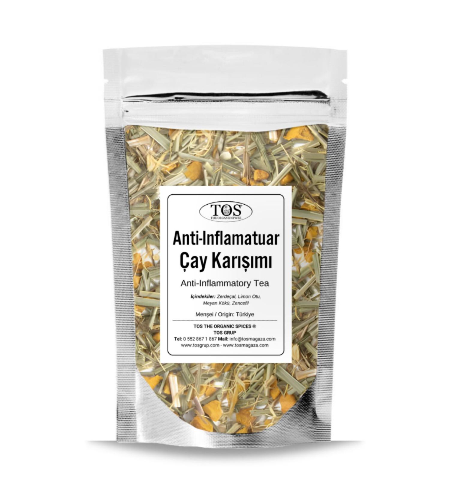 TOS The Organic Spices Anti-Inflammatory Tea 250 gr (1st Quality) Anti-Inflammatory Tea