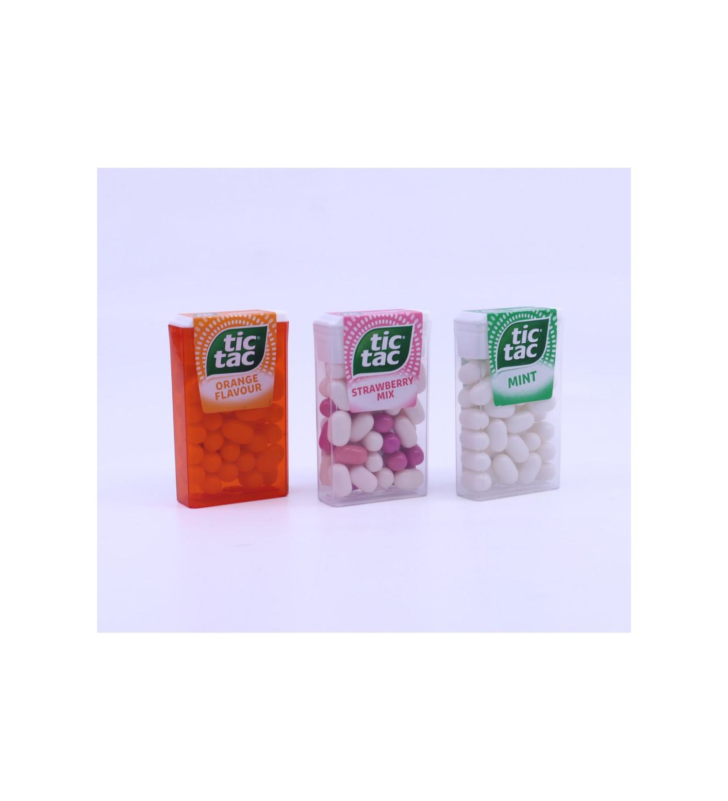 Ferrero Tic Tac - Mint Orange Strawberry 3-Piece Tasting Set 18 g x3