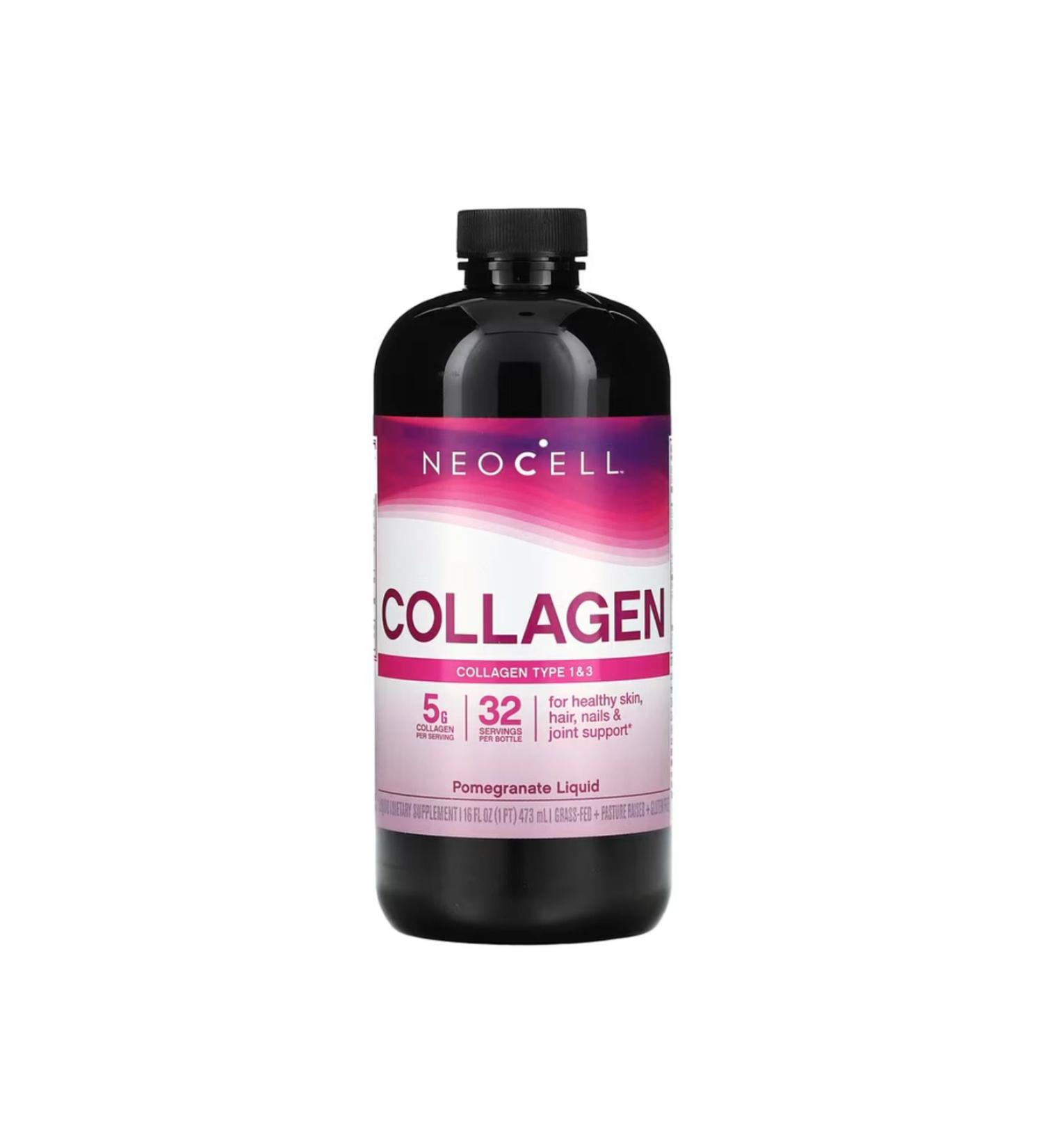 Neocell Collagen Type 1 & 3 Liquid Pomegranate 16 fl oz (473 ml) usa vers34324