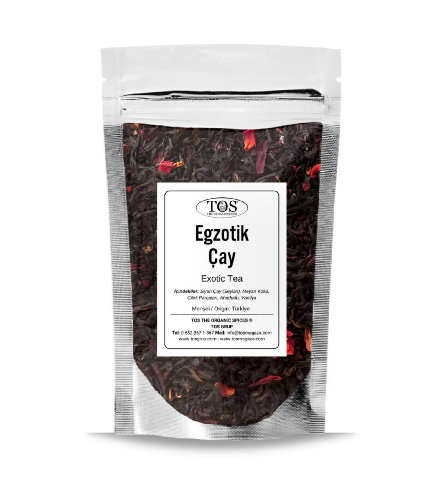 TOS The Organic Spices Exotic Tea 100 gr (1st Quality) Exotic Tea