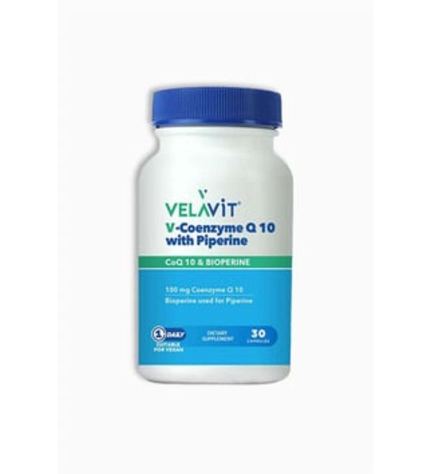 NOVAFACE STD Velavit V-Coenzyme Q10 With Piperine 30 Capsules (SINGLE)