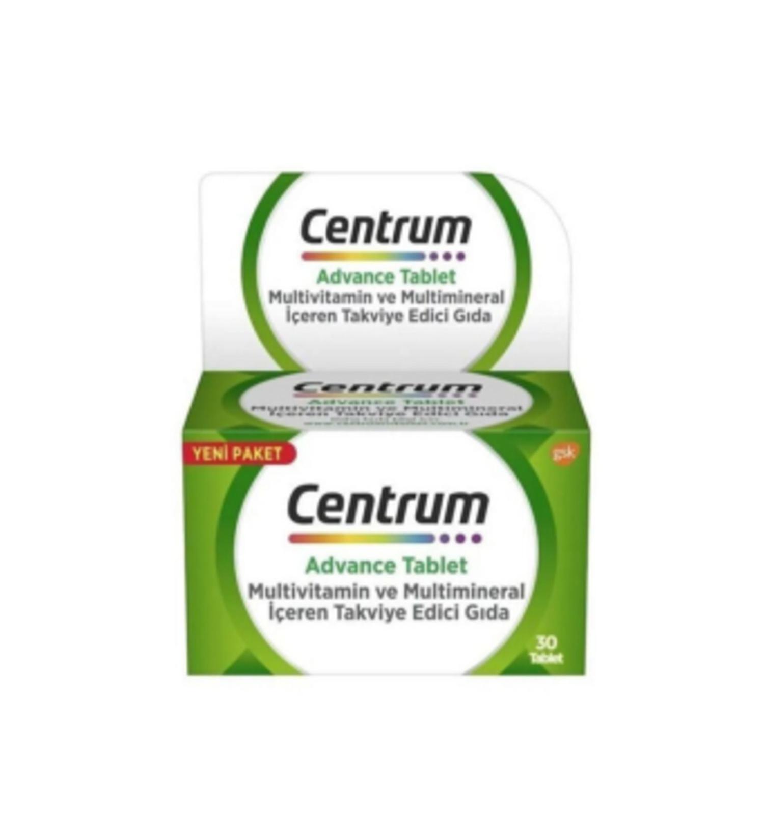STD Centrum Advance Multivitamin 30 Tablets (SINGLE)