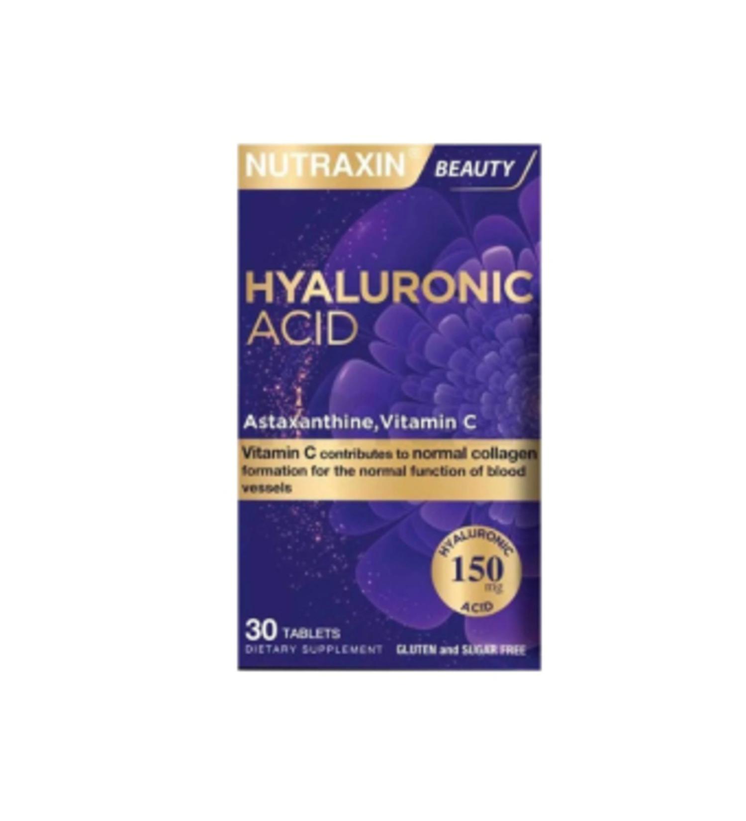 Nutraxin STD Nutraxin Beauty Hyaluronic Acid 30 Tablets (SINGLE)