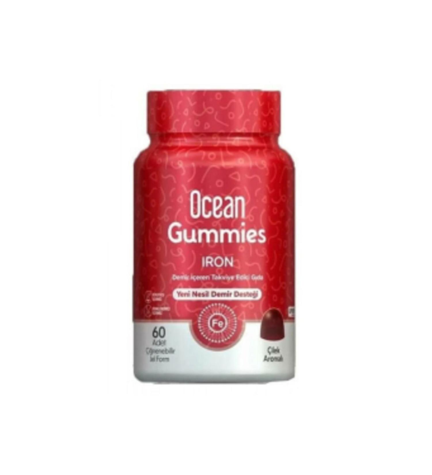 Orzax STD Orzax Ocean Gummies Iron 60 Chewable Form (SINGLE)