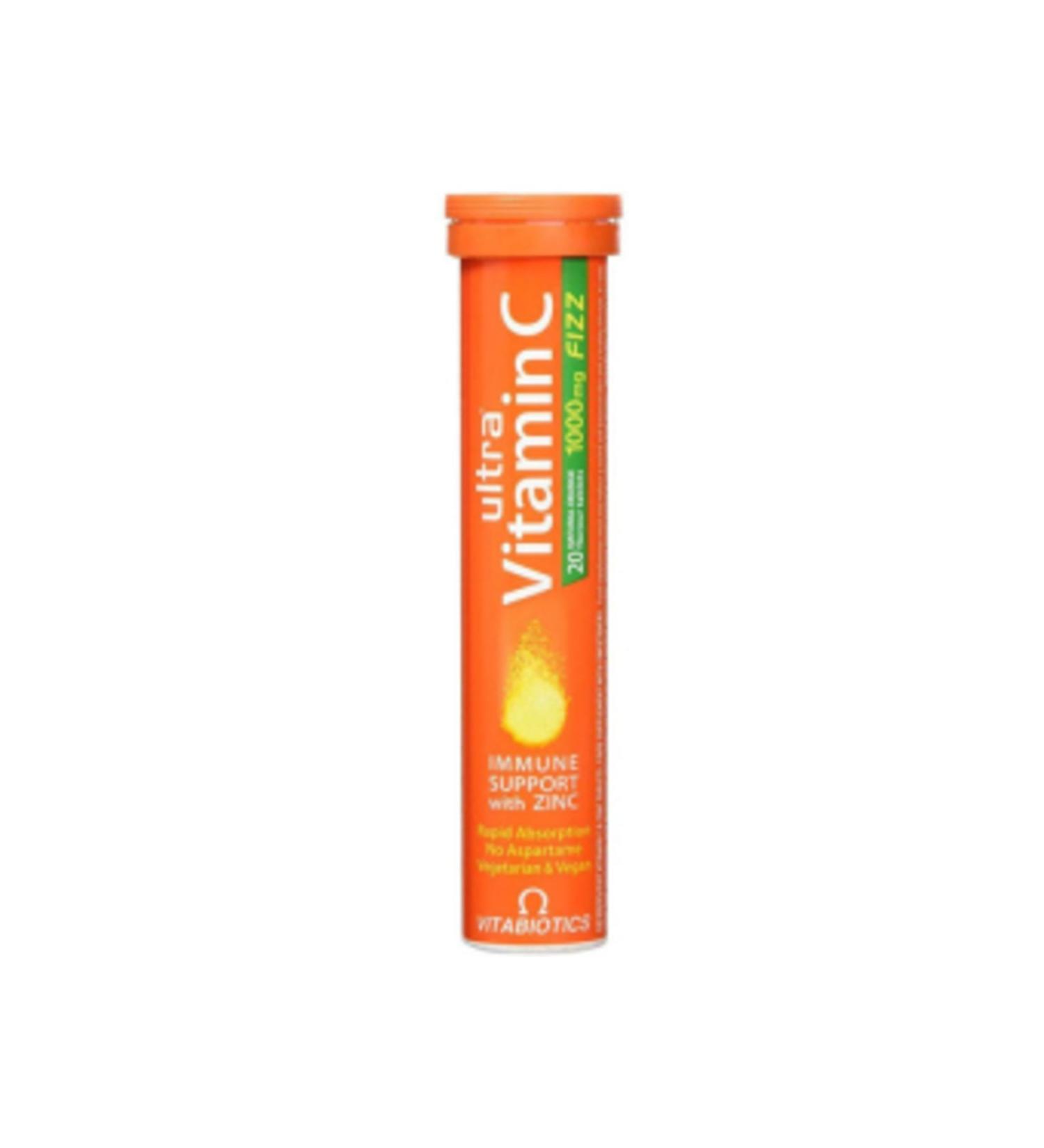 Vitabiotics STD Vitabiotics Ultra Vitamin C 1000 mg 20 Tablets (SINGLE)