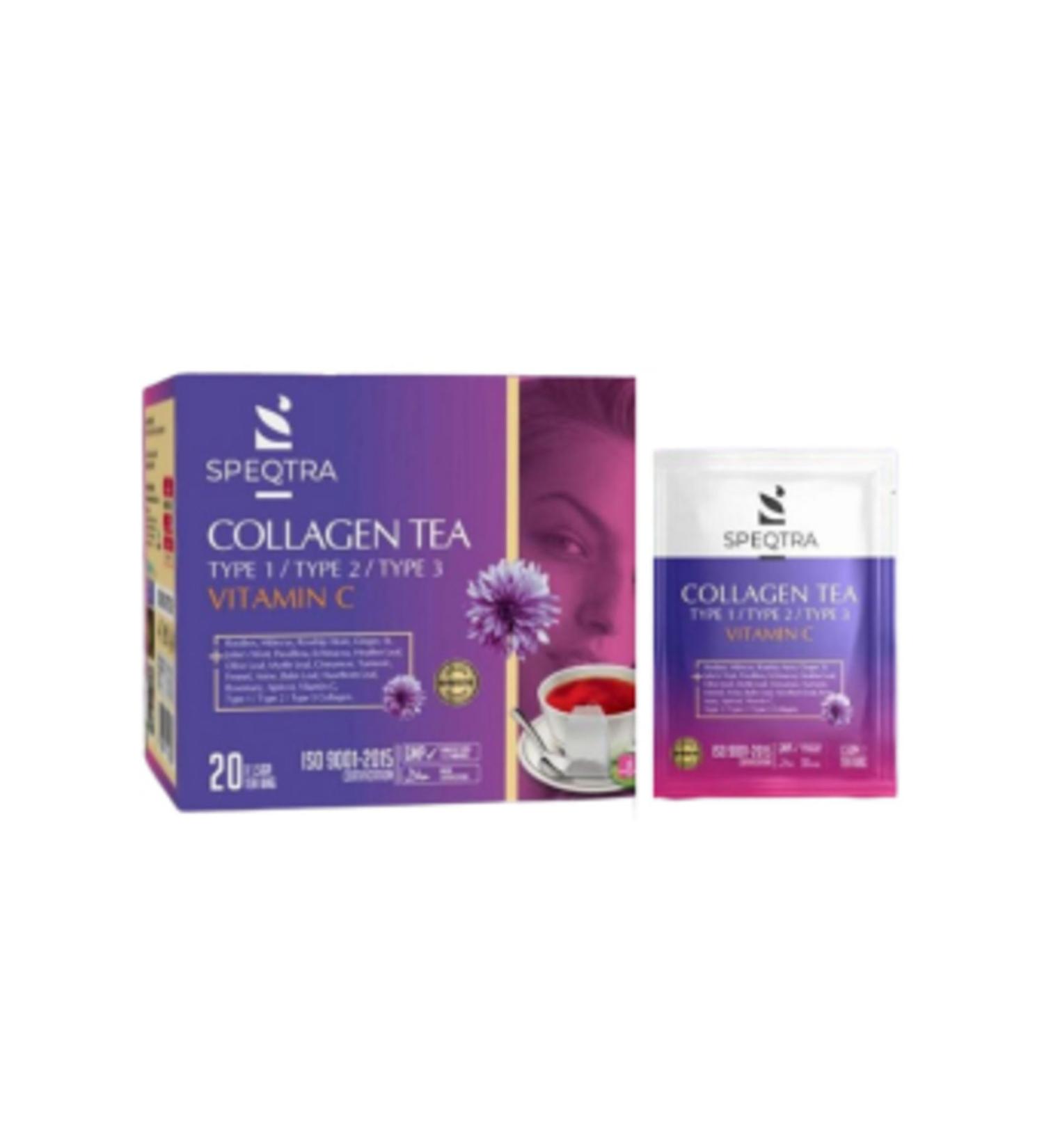 NOVAFACE STD Spectra Collagen Tea Type 123 Vitamin C 20 Pieces (SINGLE)