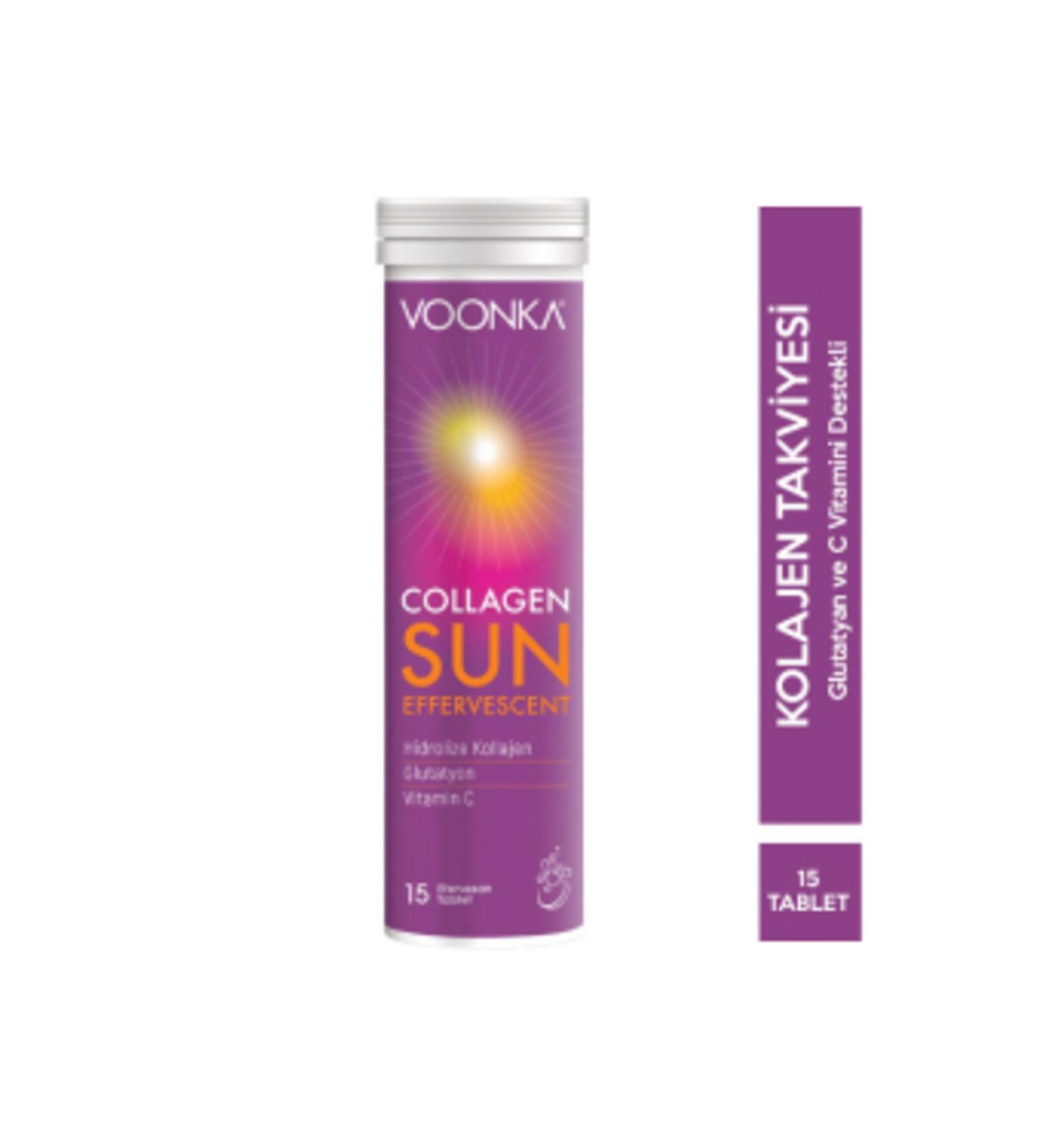 NOVAFACE STD Voonka Collagen Sun 15 Effervescent Tablet (SINGLE)