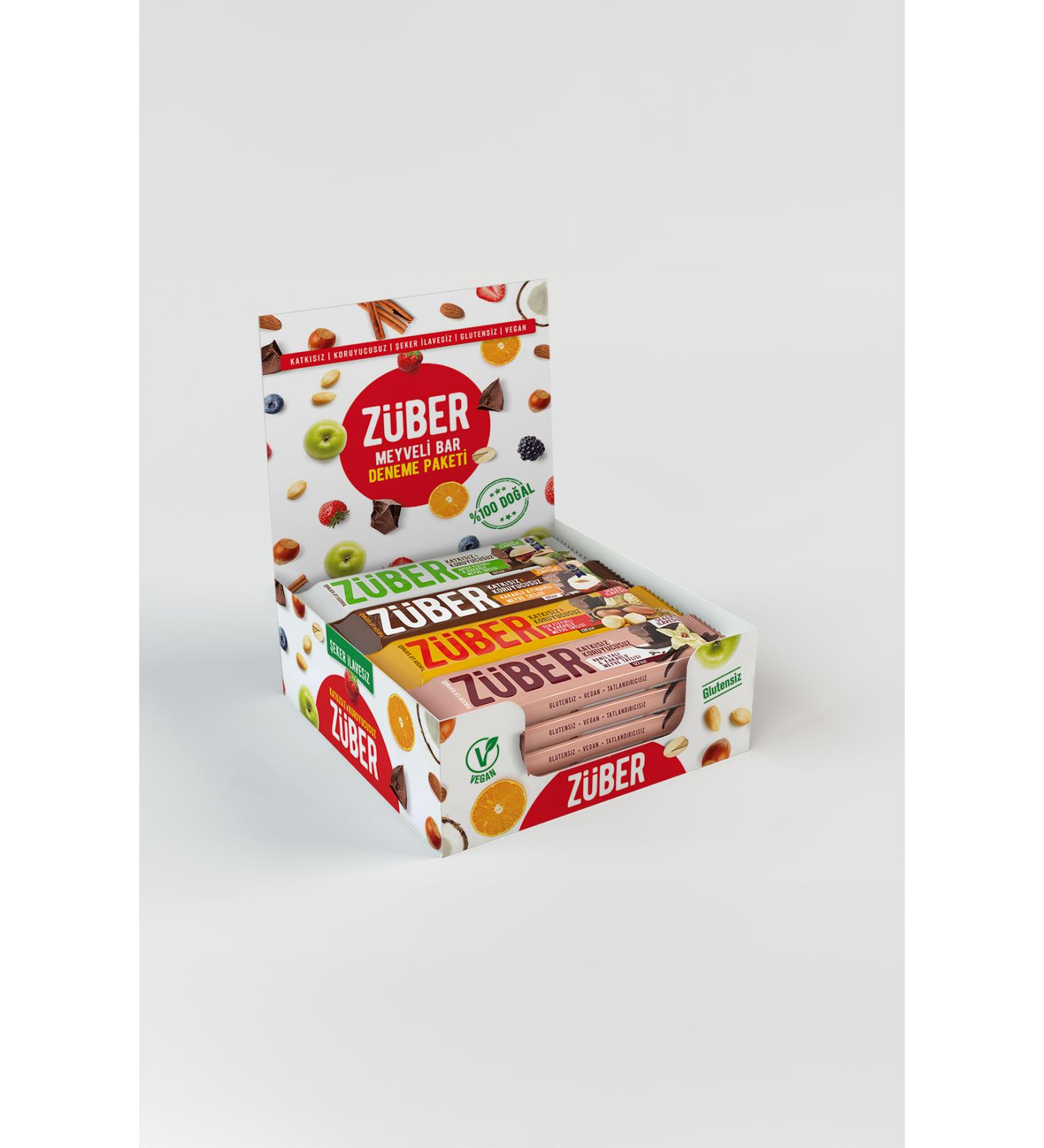 Z ber Fruit Bar Trial Pack 40g X 12 Pieces