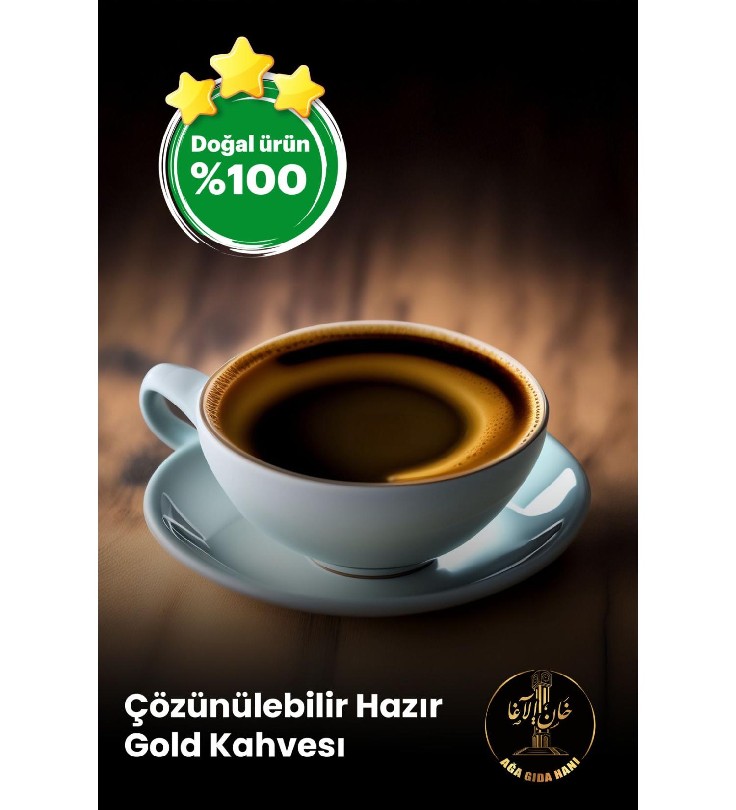 INNAGHA FOOD Instant Gold Coffee Classic Instant Coffee 250 Gr