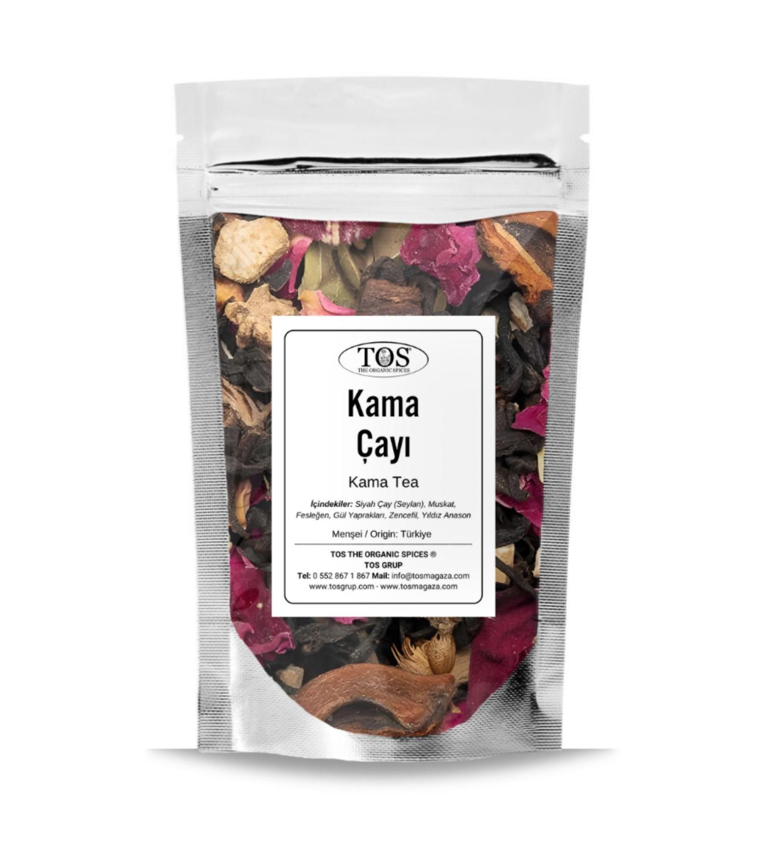 TOS The Organic Spices Kama Tea 250 gr (1st Quality) Kama Tea