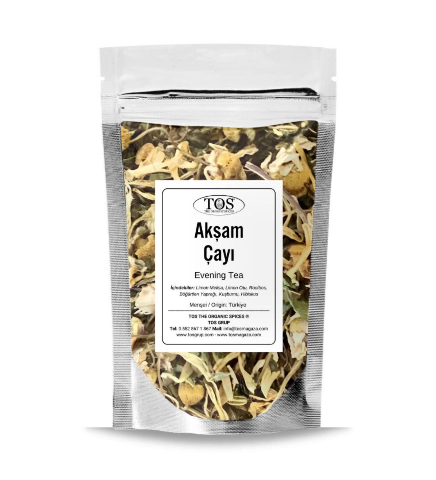 TOS The Organic Spices Evening Tea 100 gr (1st Quality) Evening Tea