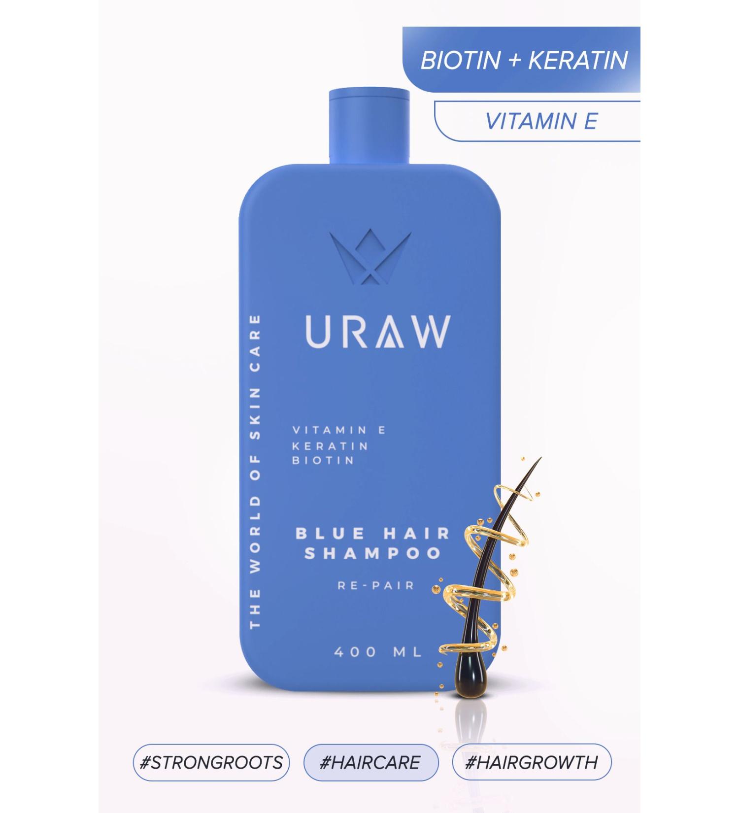 Uraw Dry Hair Repairing and Moisturizing Volume Shampoo (400 ML) Passi.2292 - Buy Online on GoSupps.com