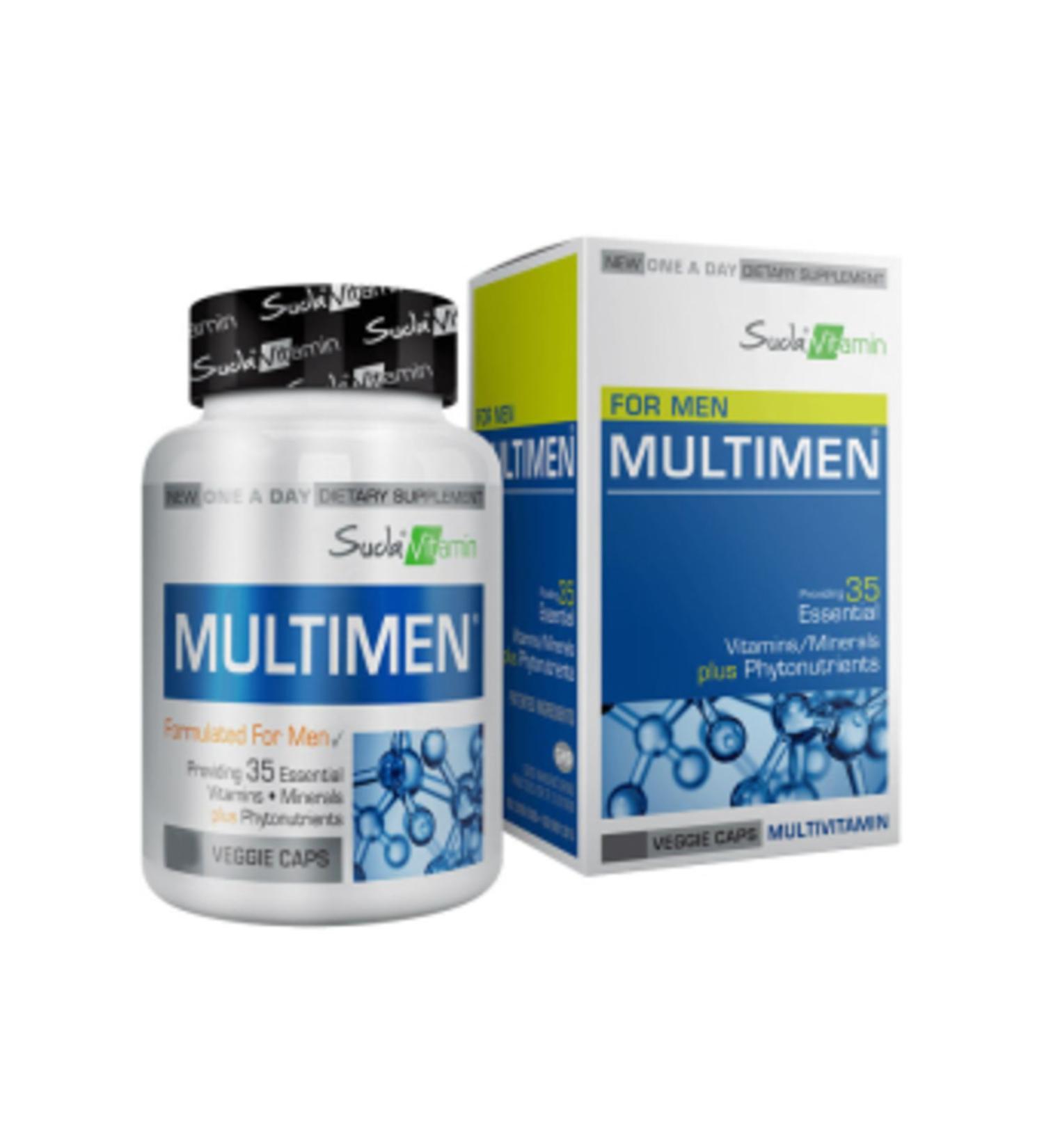 NOVAFACE STD Water Vitamin Multimen Mens Multivitamin 60 Capsules (SINGLE)